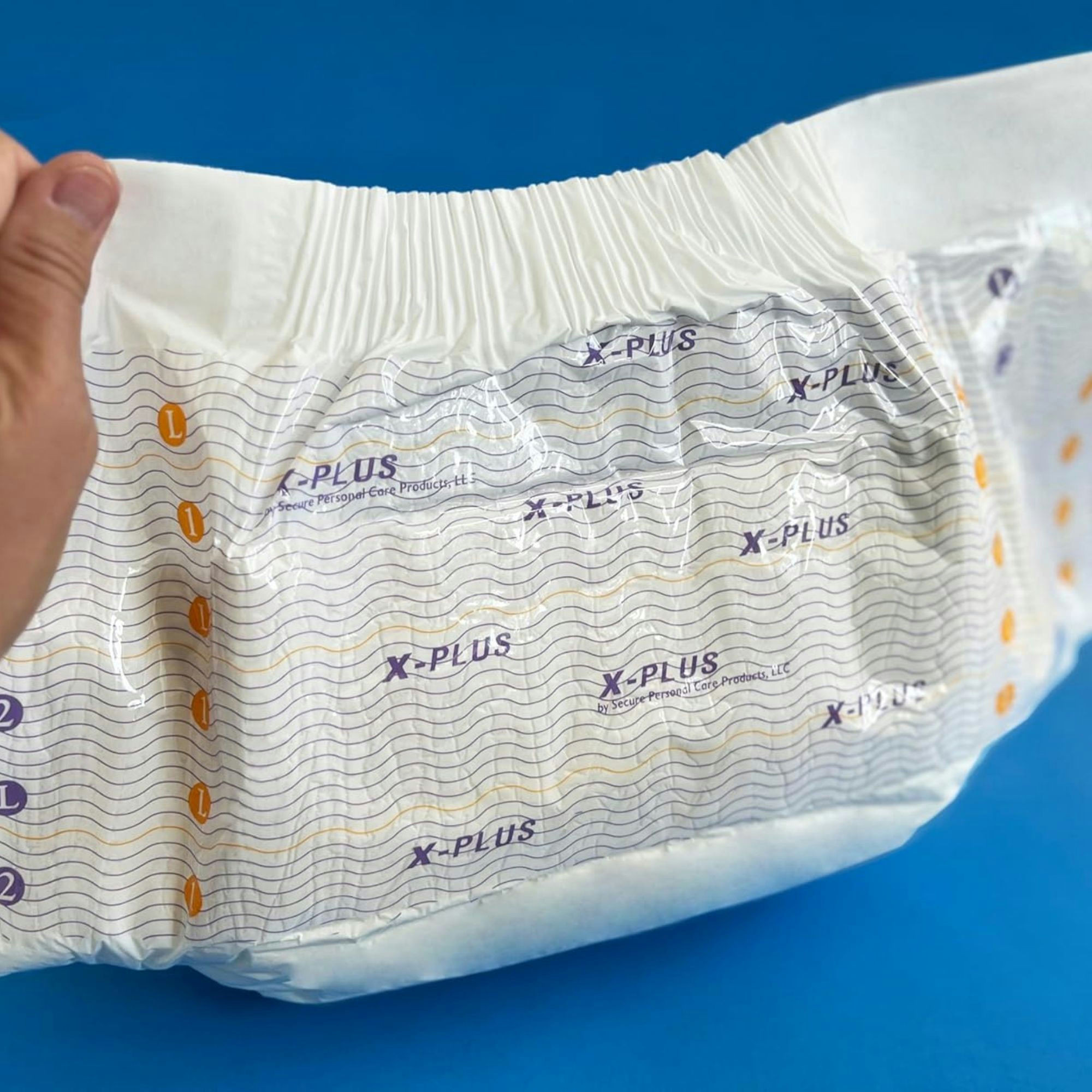 TotalDry Ultimate X-Plus Adult Incontinence Fitted Briefs with Tabs for Men & Women