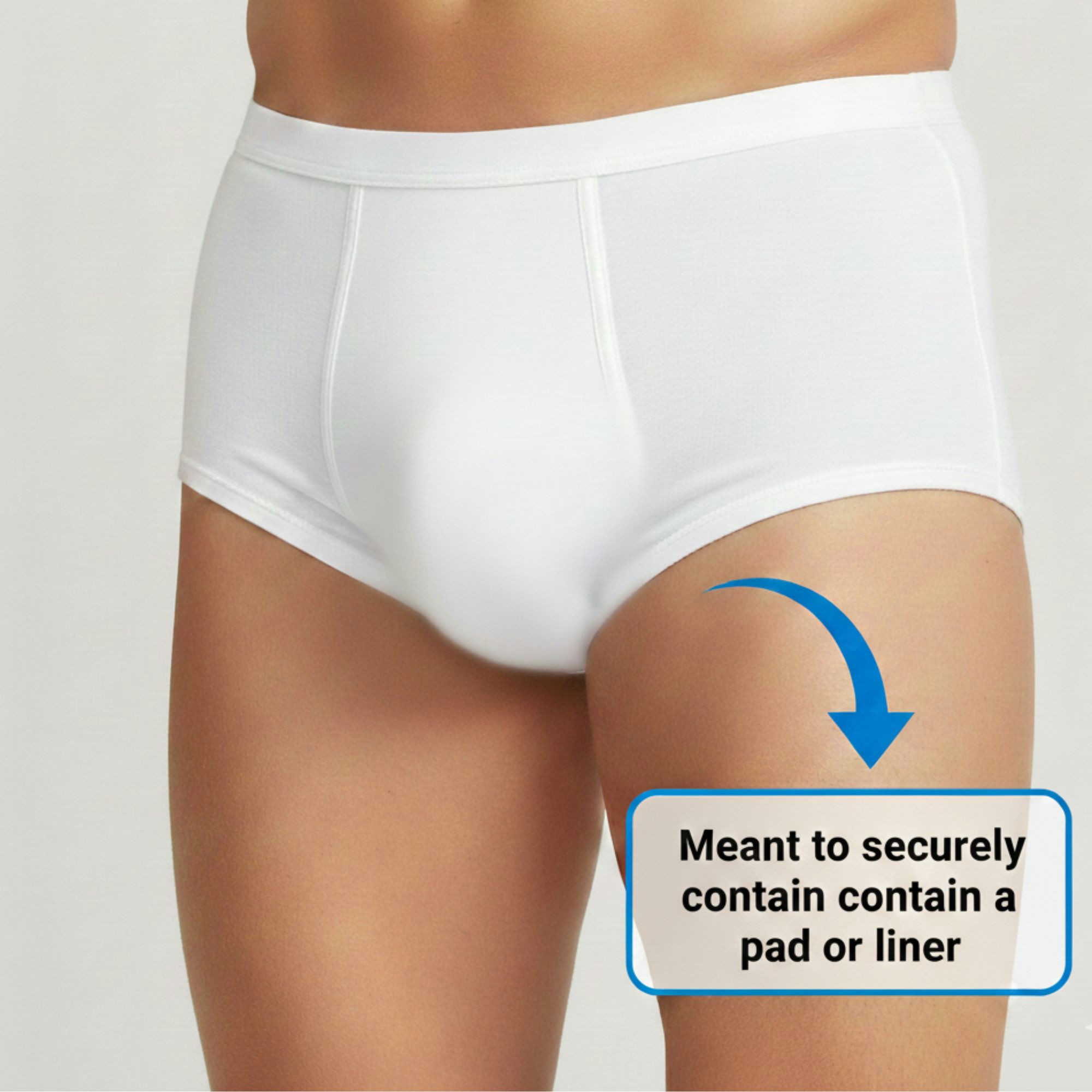 TotalDry Reusable Pull-Up Incontinence Underwear for Men