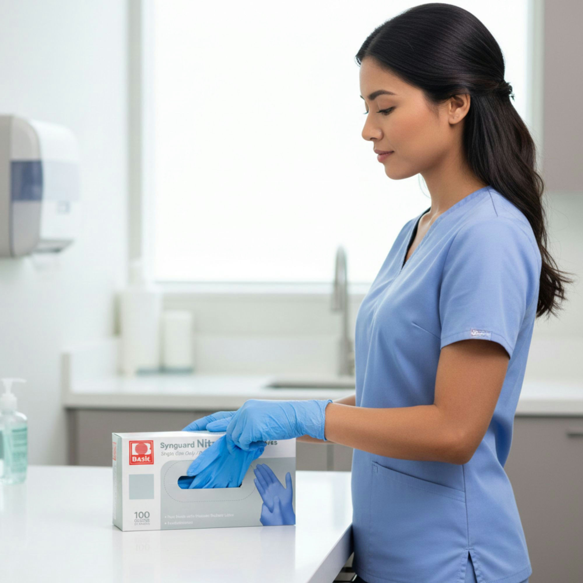 Synguard Nitrile Powder-Free Exam Gloves