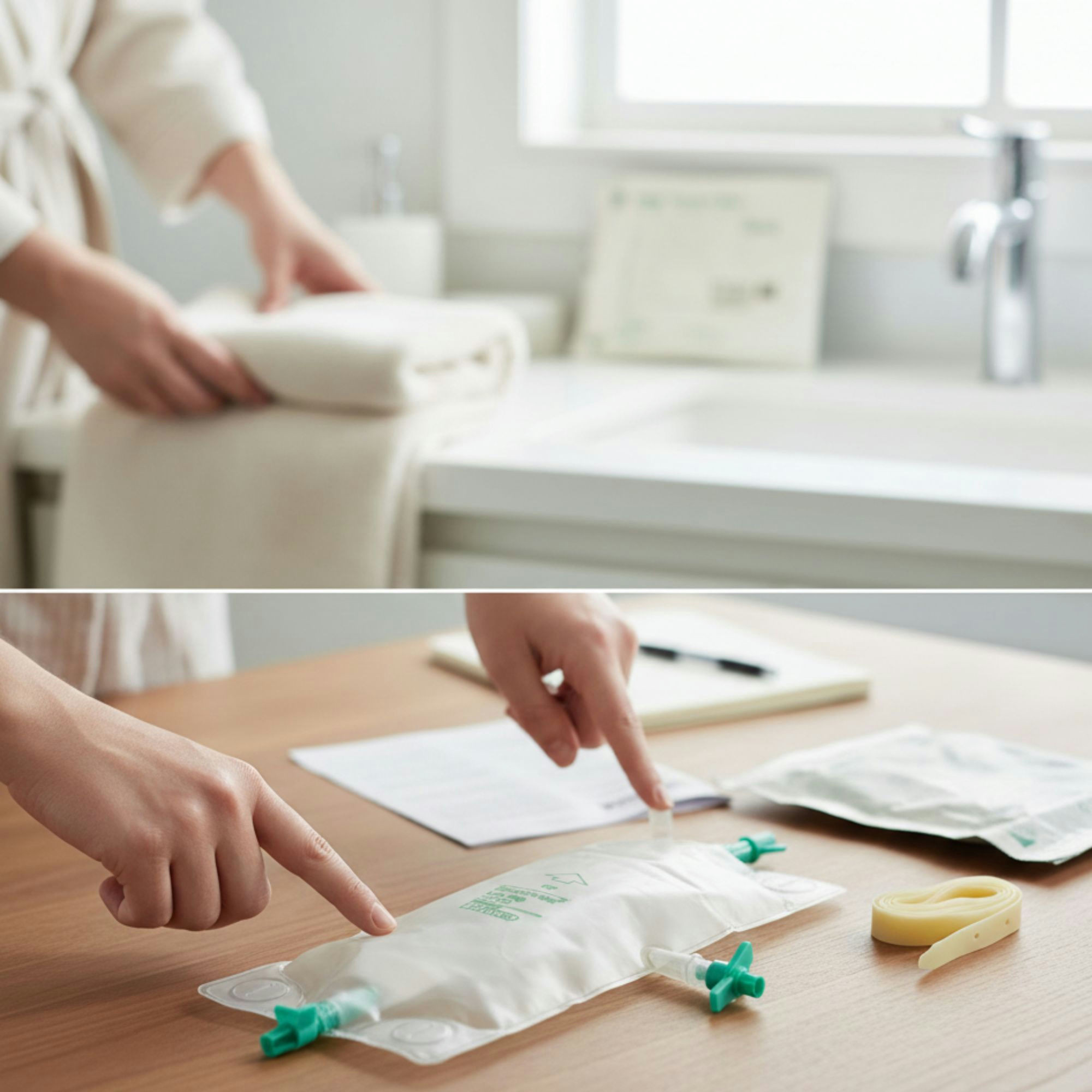 Bard Dispoz-A-Bag Leg Bag with Rubber Cap Valve