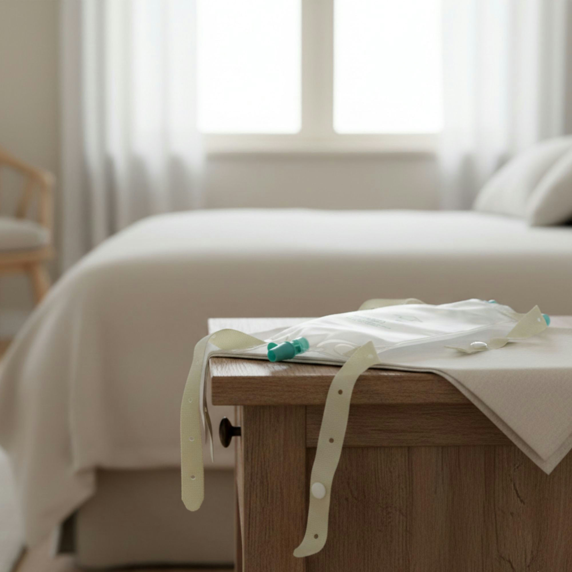 Bard Dispoz-A-Bag Leg Bag with Rubber Cap Valve