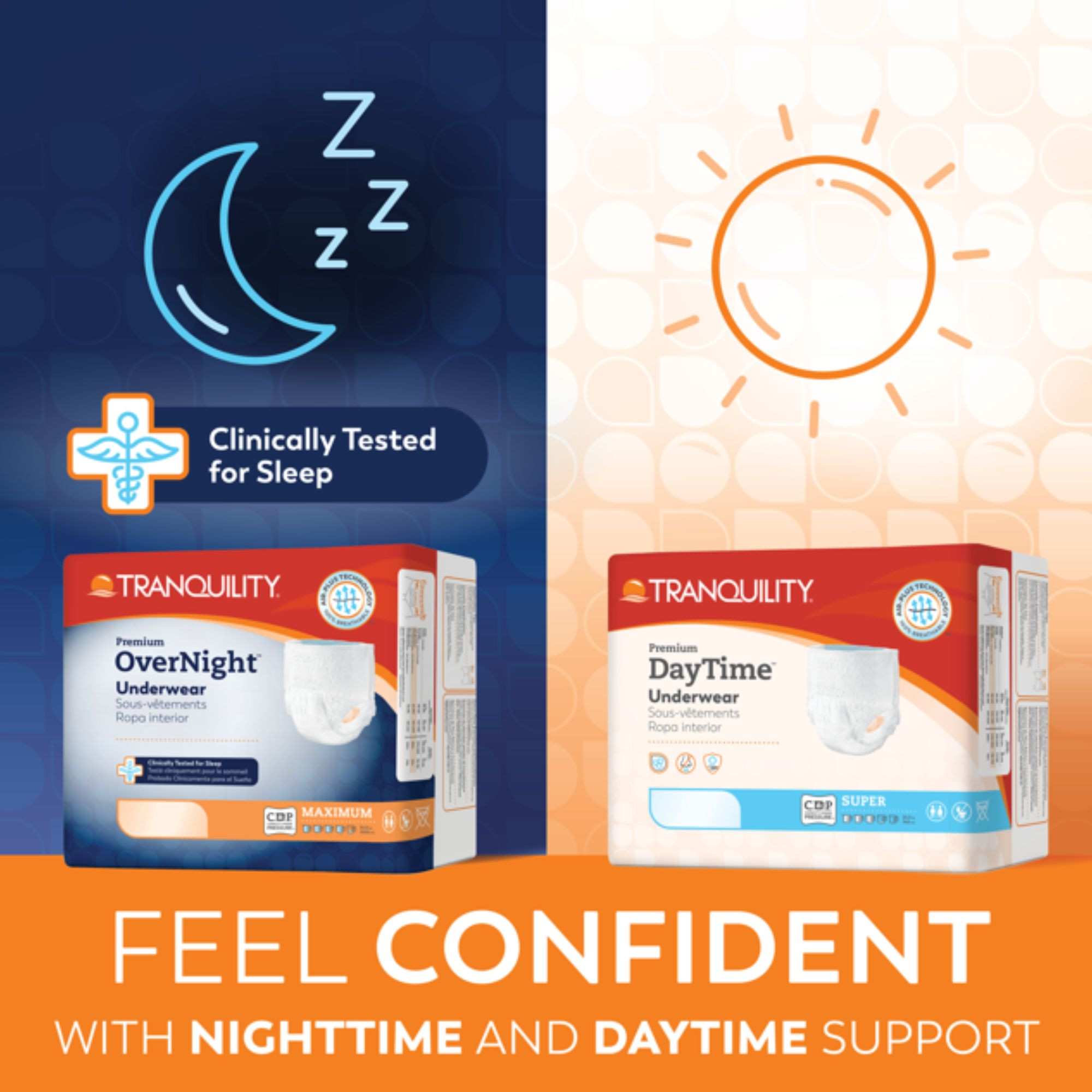 Tranquility Premium Overnight Disposable Absorbent Underwear