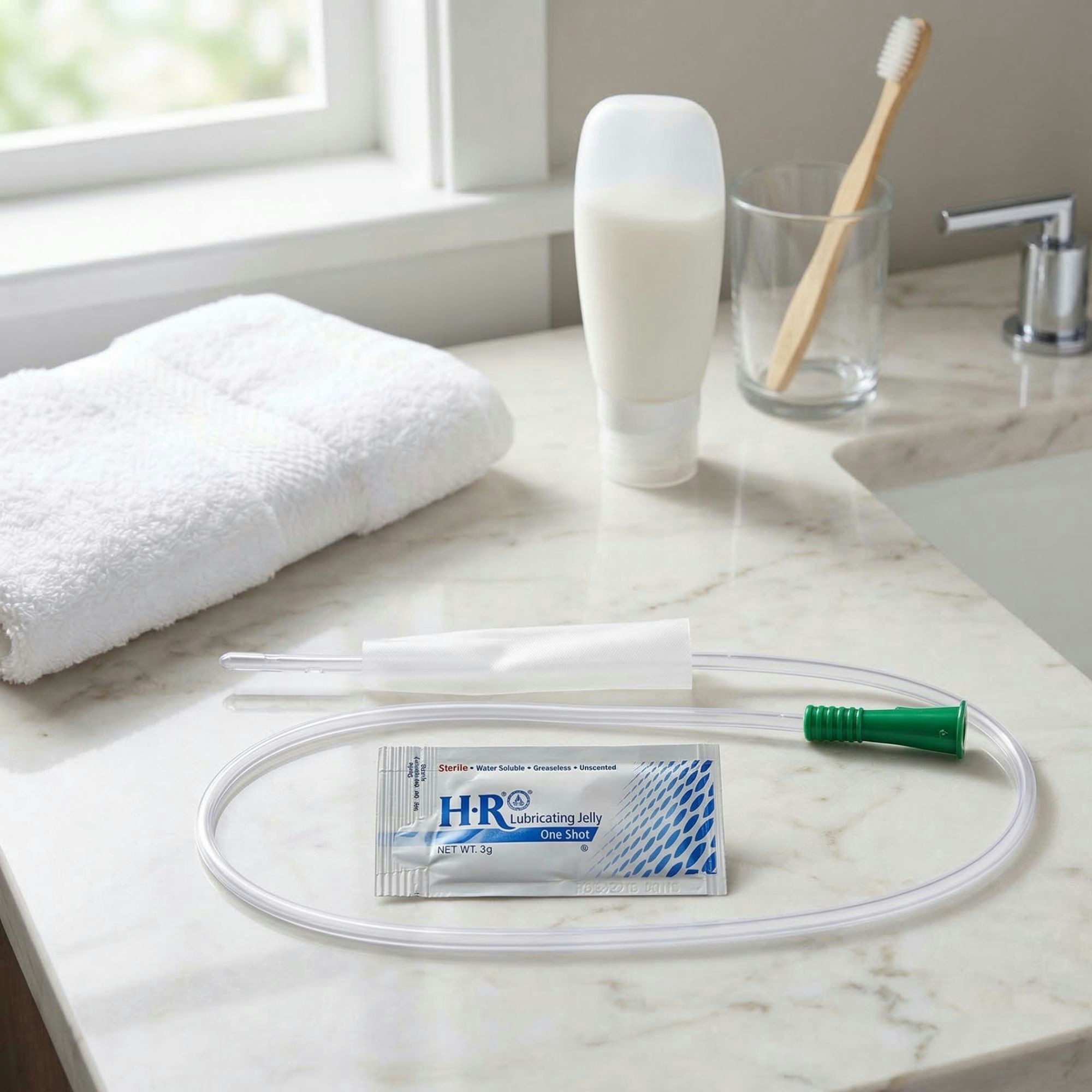 Cure Medical Male Pocket Catheter, Straight Tip