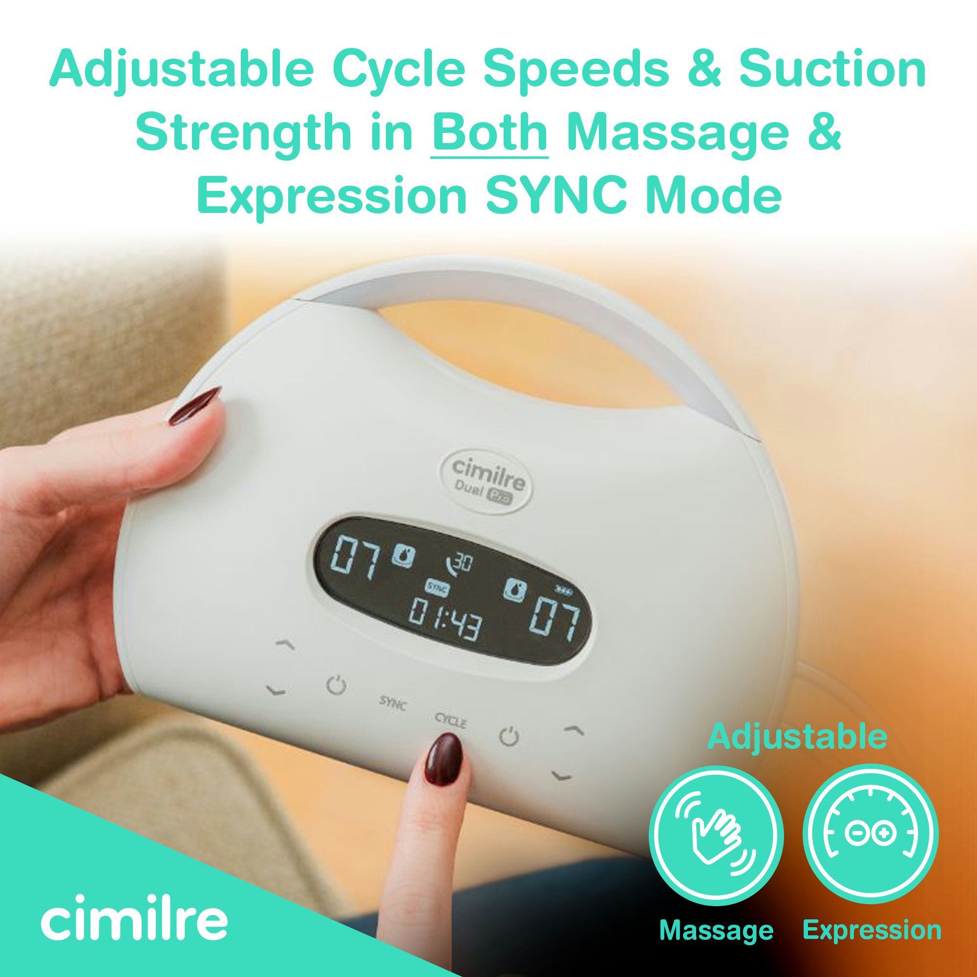 Cimilre S7 Dual Pro Rechargeable Breast Pump