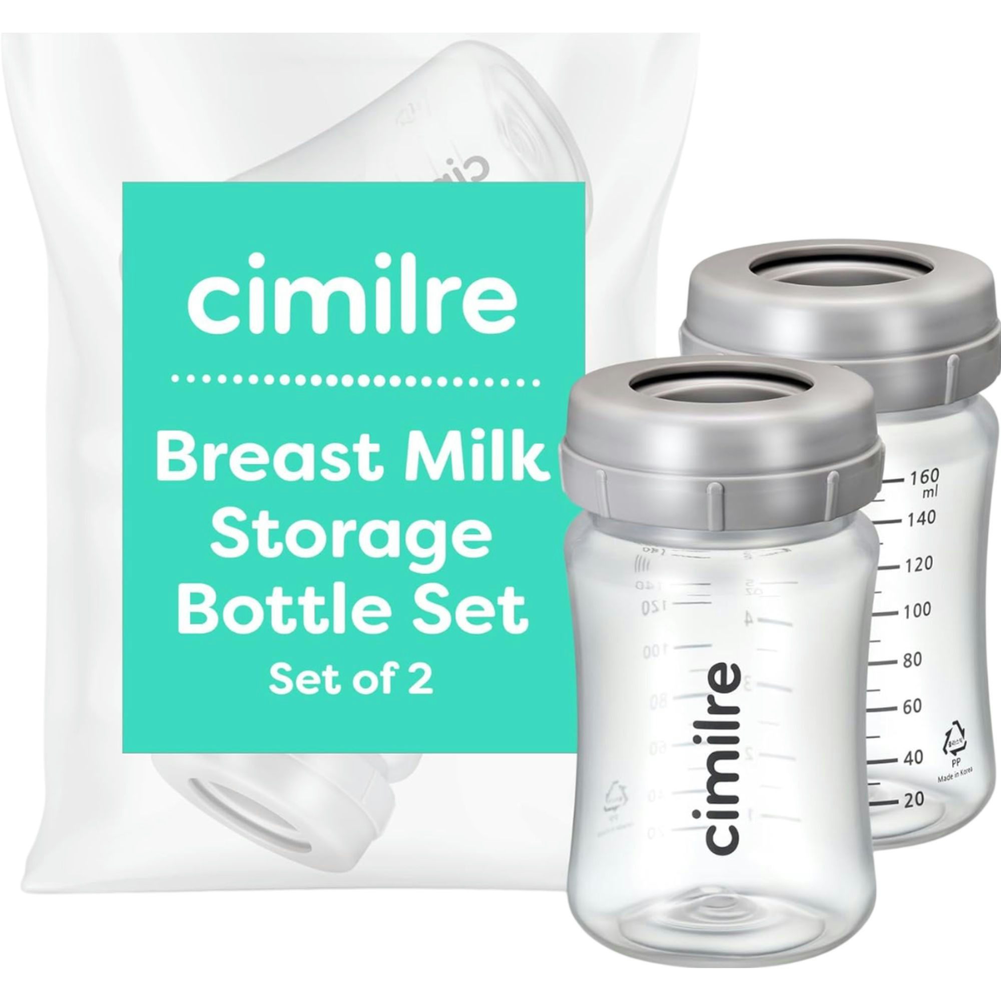 Cimilre Breast Milk Storage Bottle Set