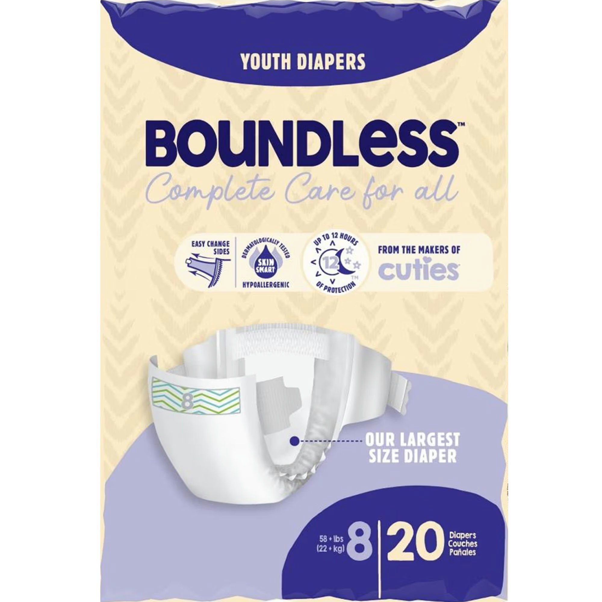 Cuties Boundless Youth Diapers