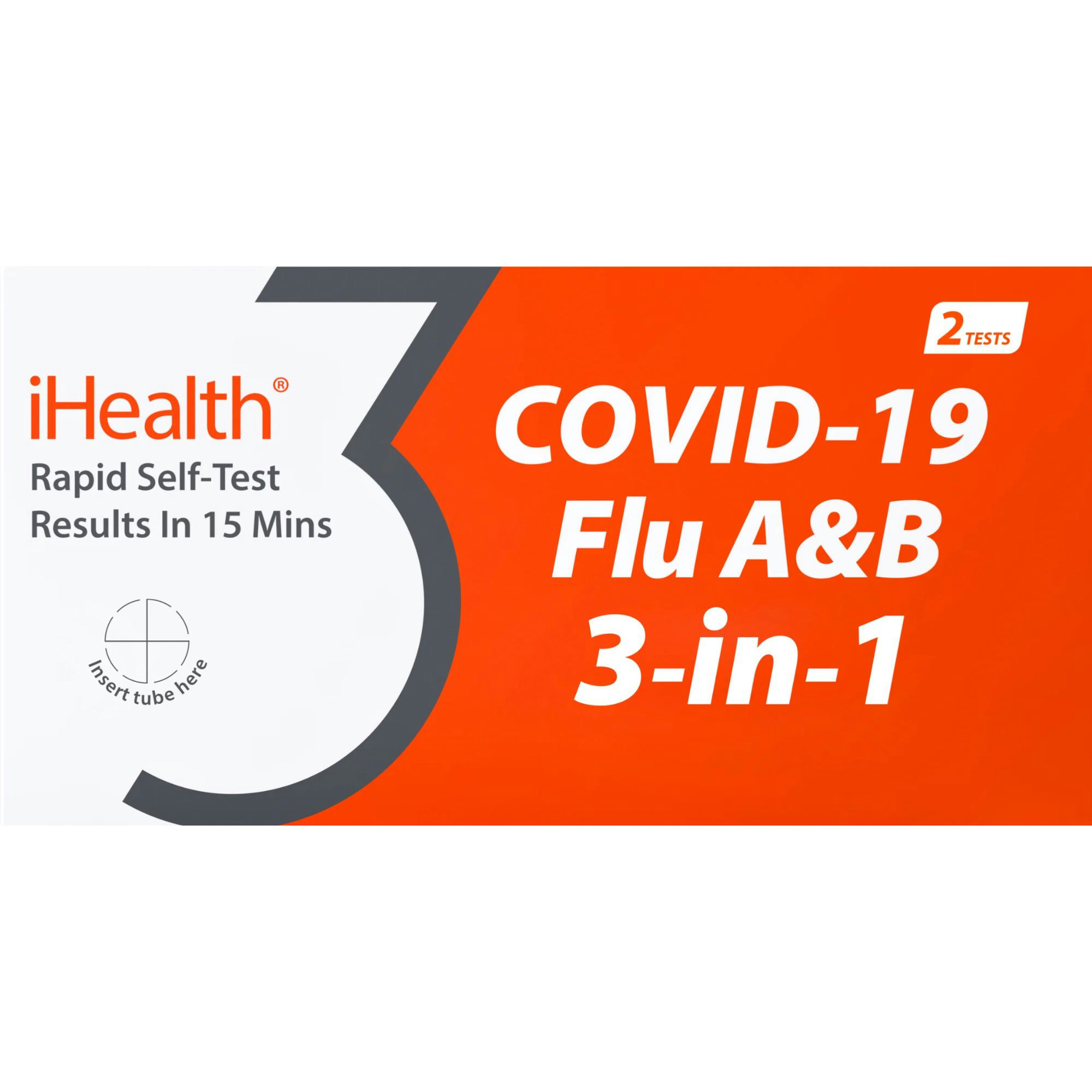 iHealth COVID-19/Flu A&B 3-in-1 Antigen Rapid Test