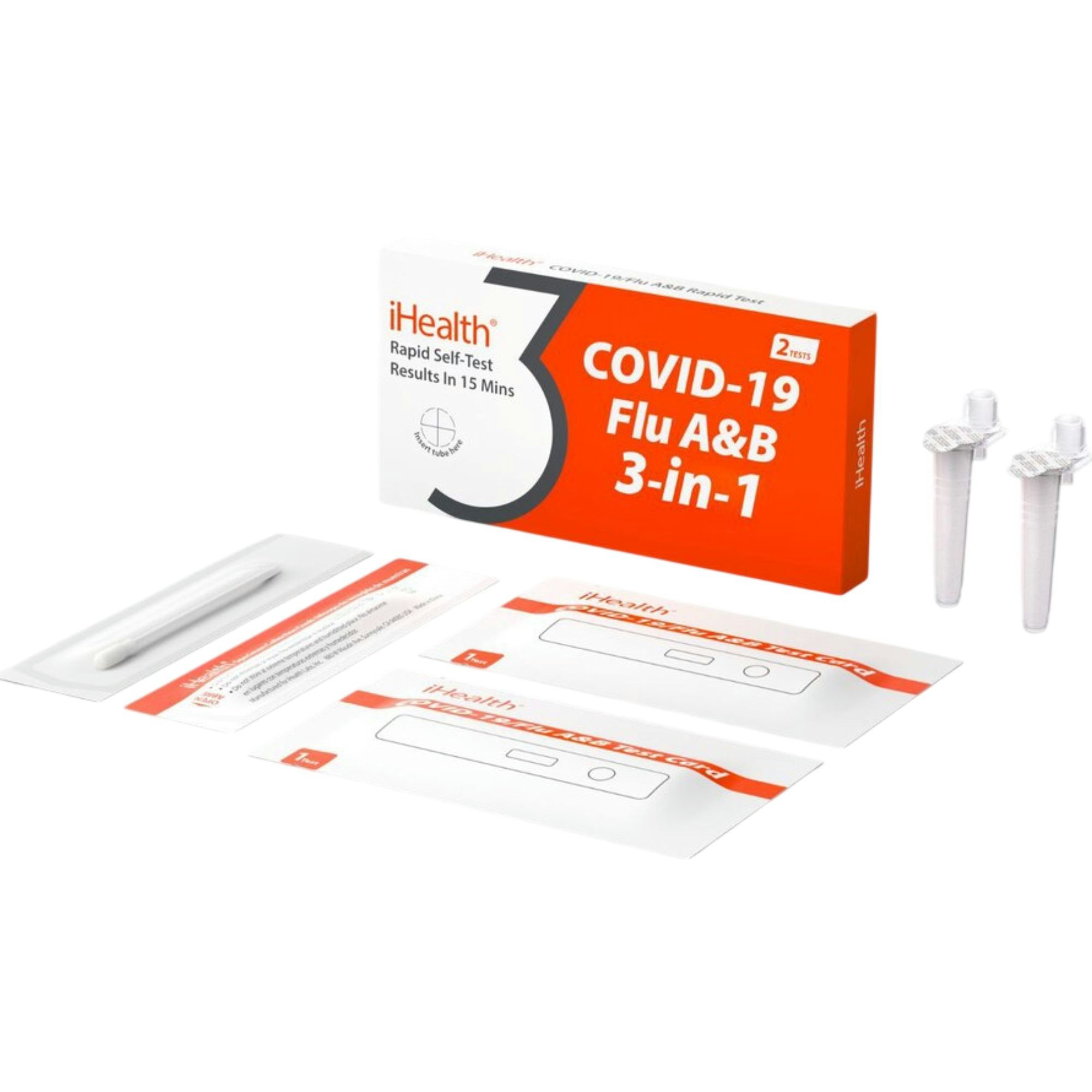 iHealth COVID-19/Flu A&B 3-in-1 Antigen Rapid Test