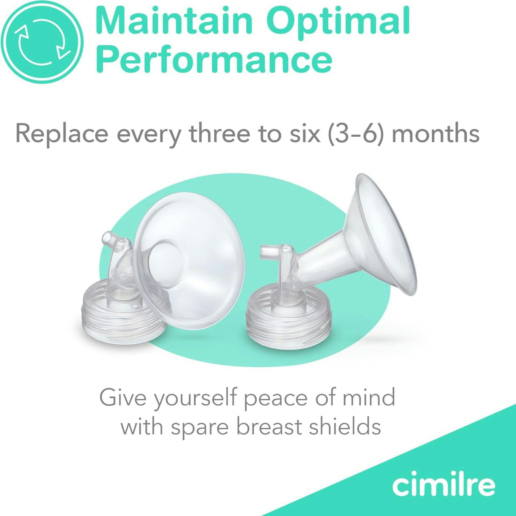 Cimilre Breast Pump Shield Set