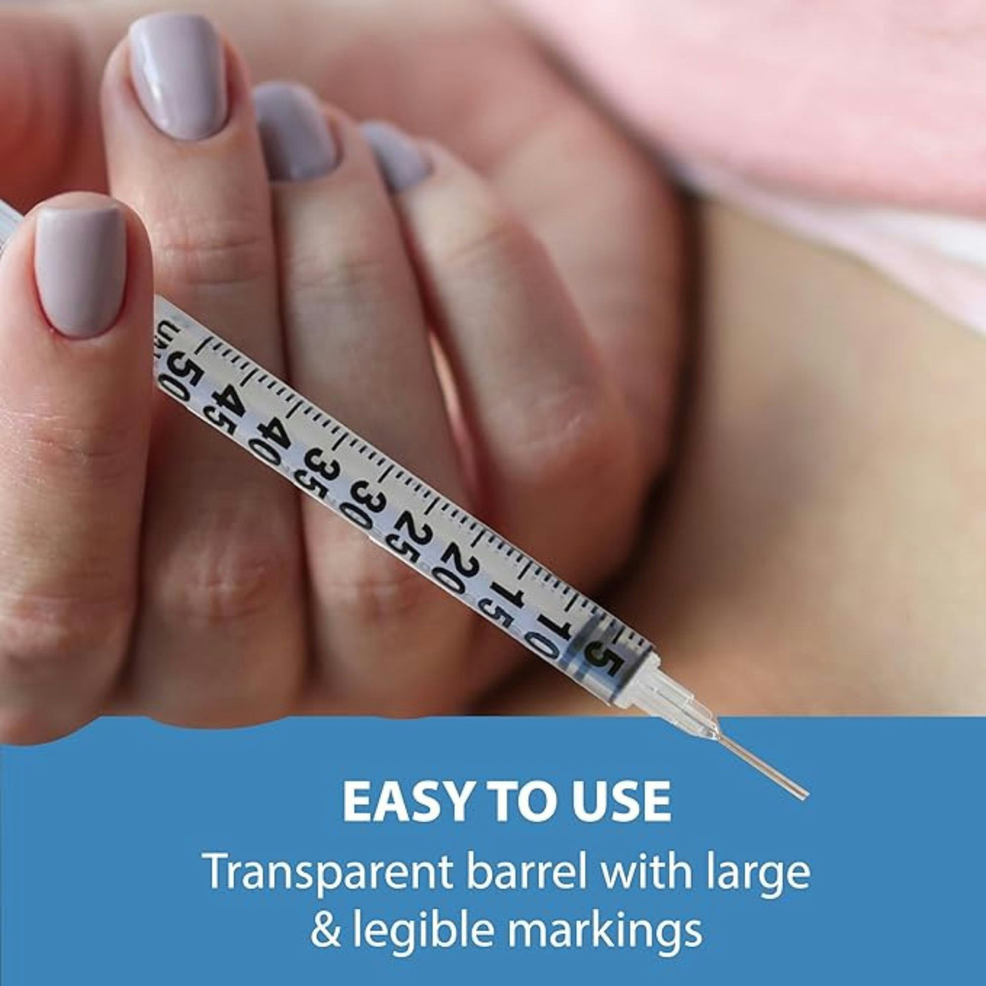 TRUEplus Single-Use Insulin Syringes, 31 gauge