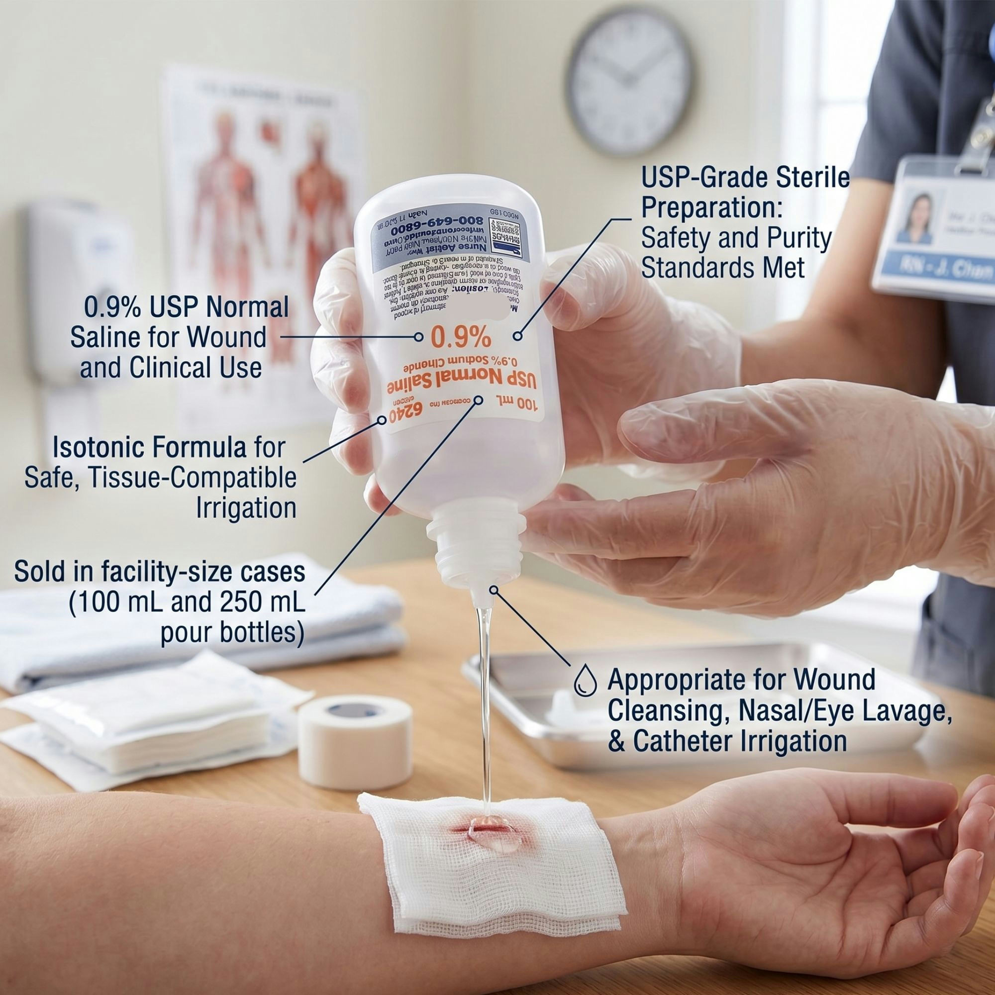 Nurse Assist USP Normal Sterile Saline Solution