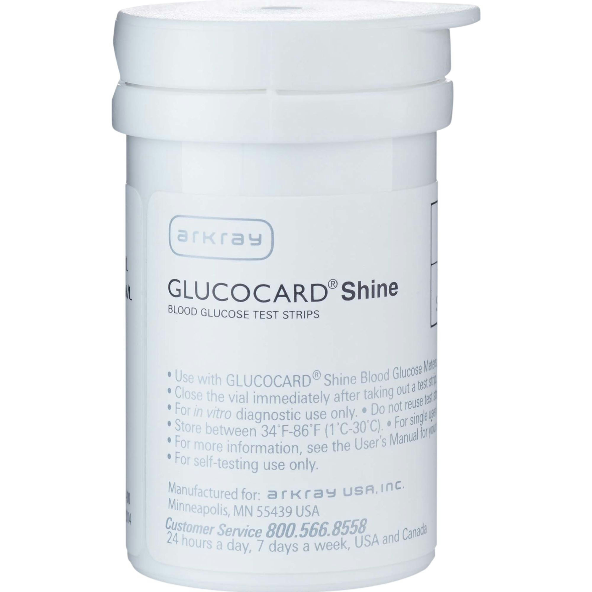 Arkray Glucocard Shine Blood Glucose Test Strips