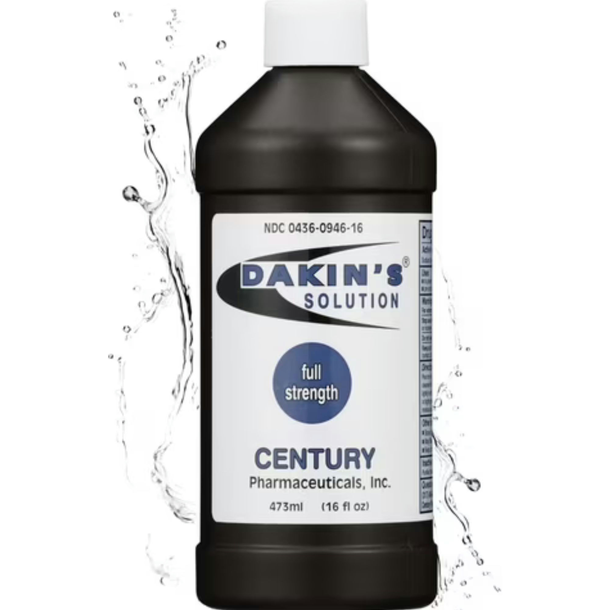 Dakin's Solution Full Strength 0.5% Sodium Hypochlorite Wound Cleanser