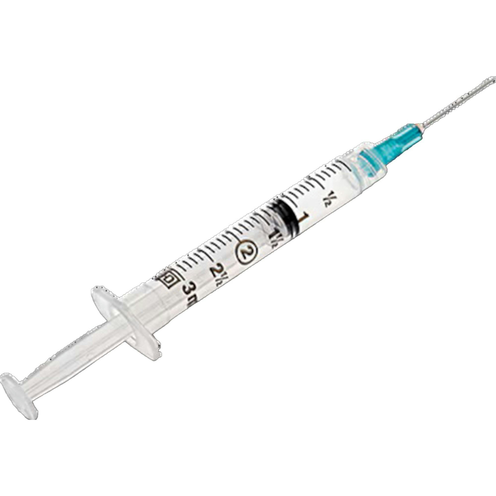 BD Luer-Lok Syringe with Attached Needle, 23 gauge
