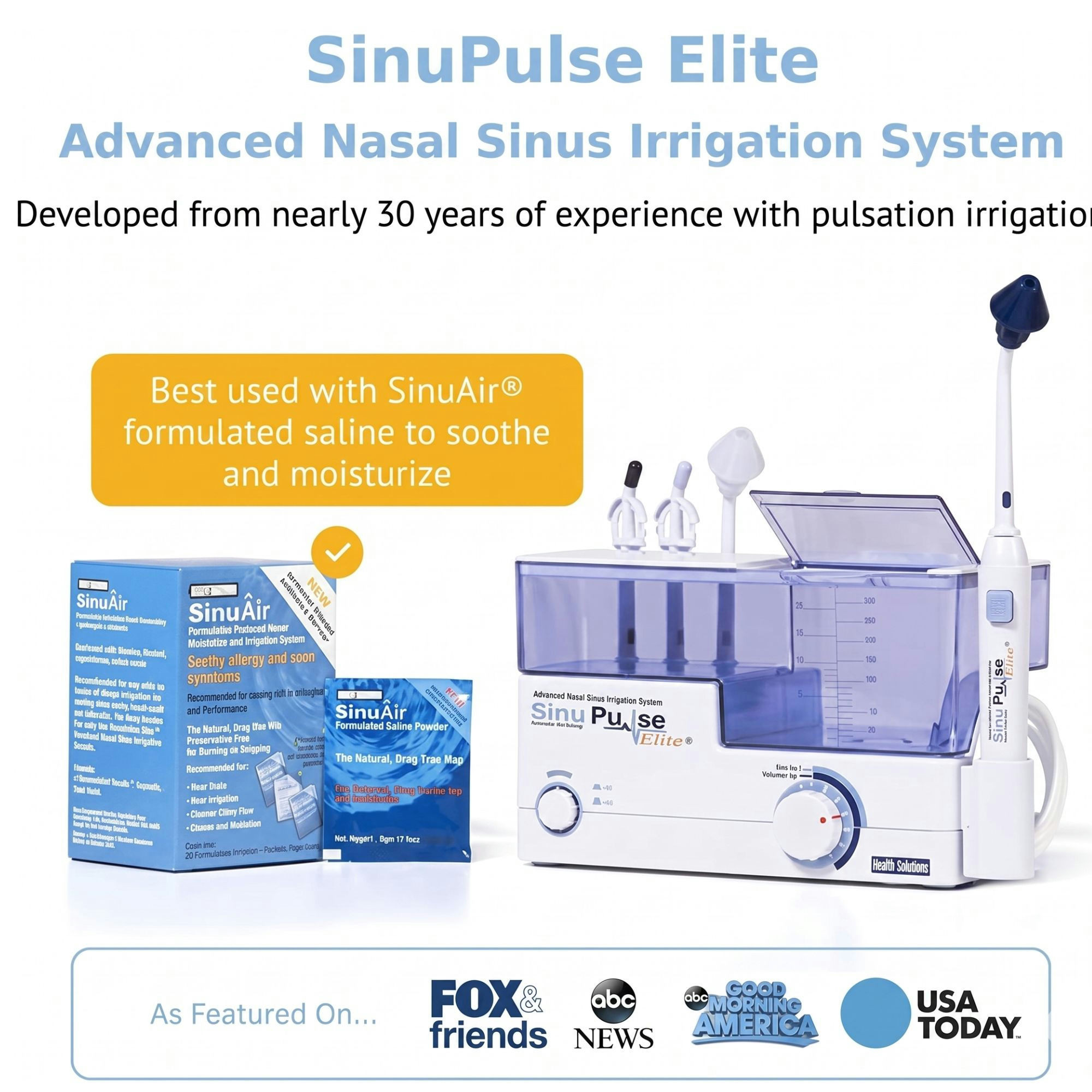 SinuPulse Elite Advanced Nasal Irrigation System