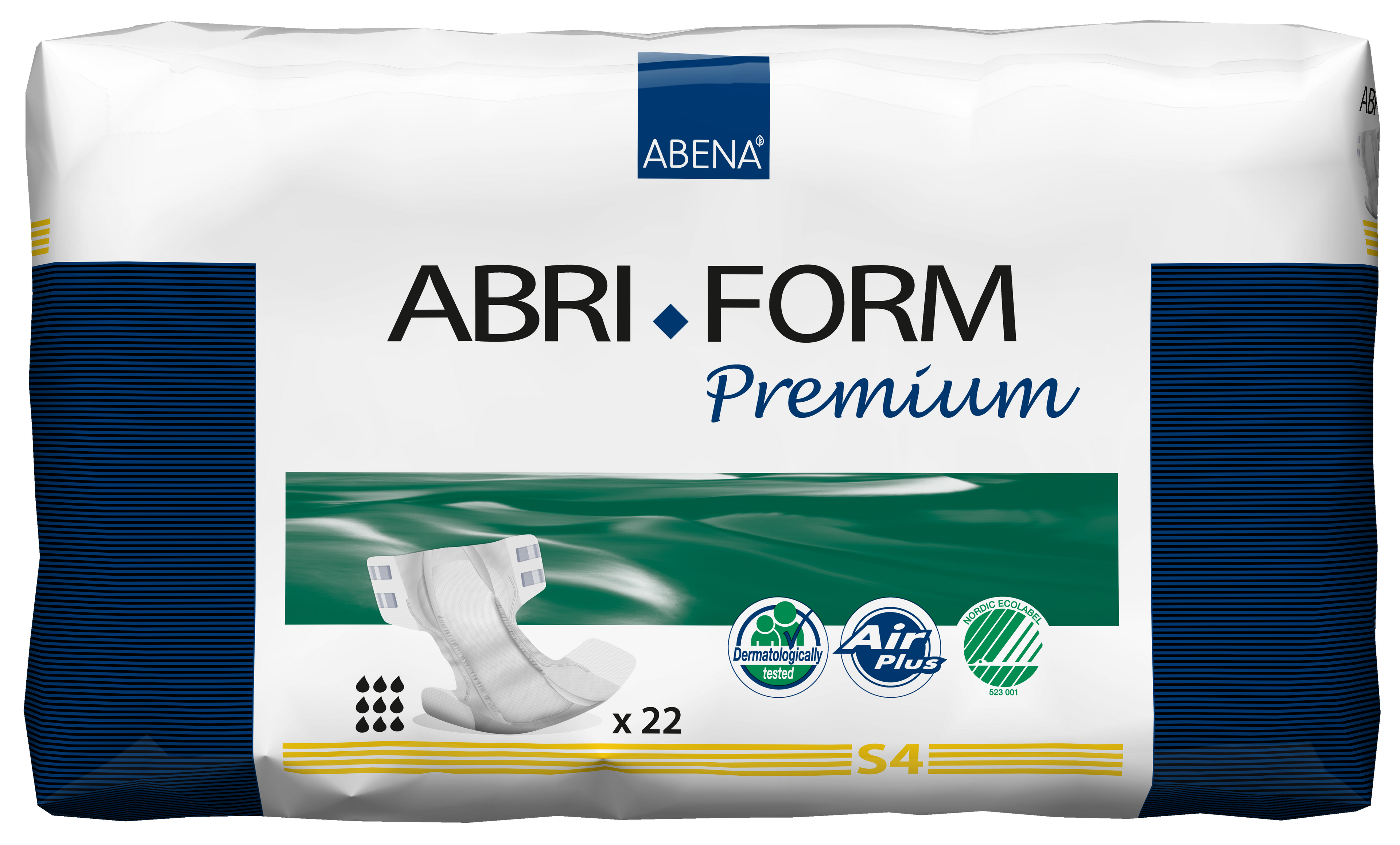 Abena Abri-Form Premium Diapers with Tabs, S4