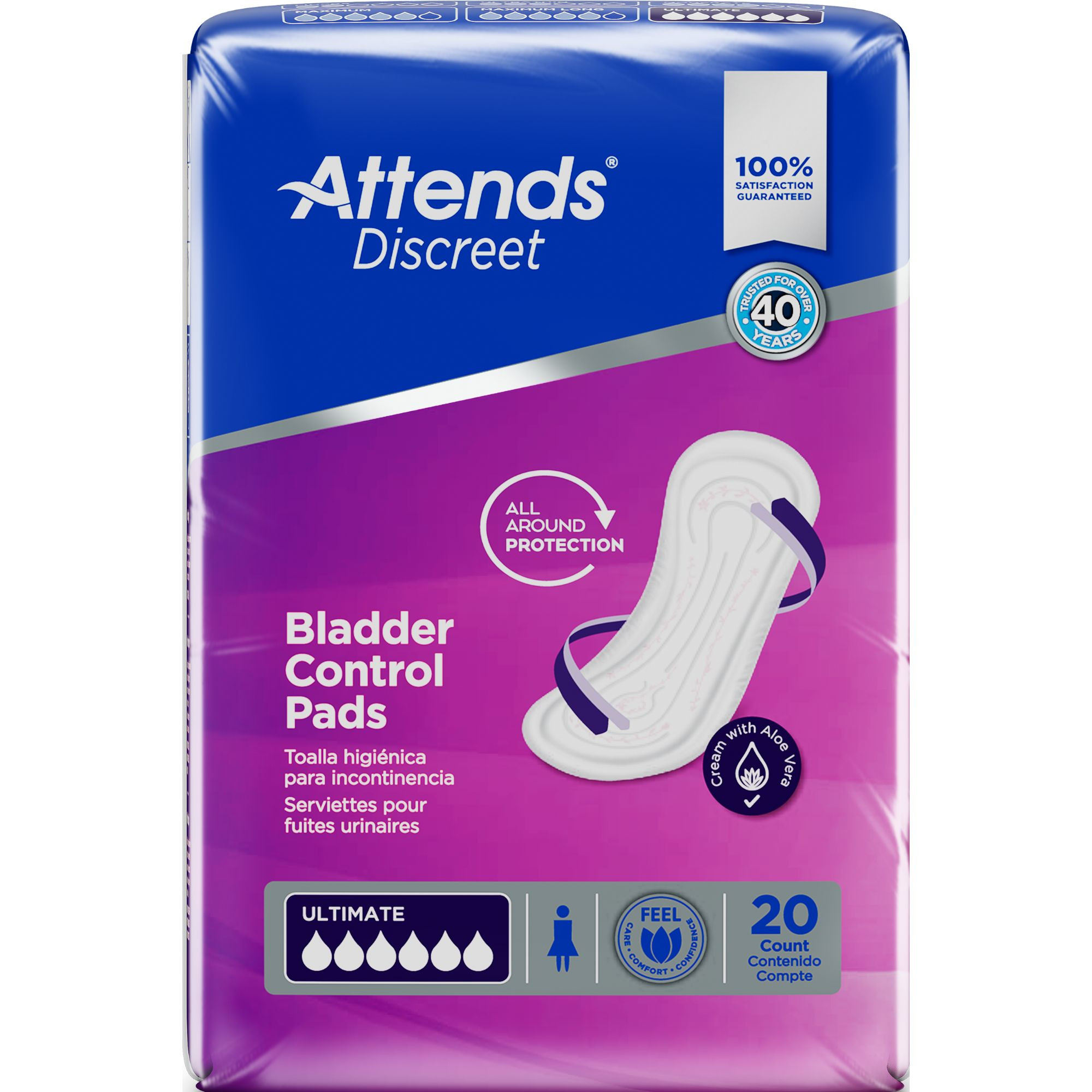 Attends Discreet Pads, Ultimate