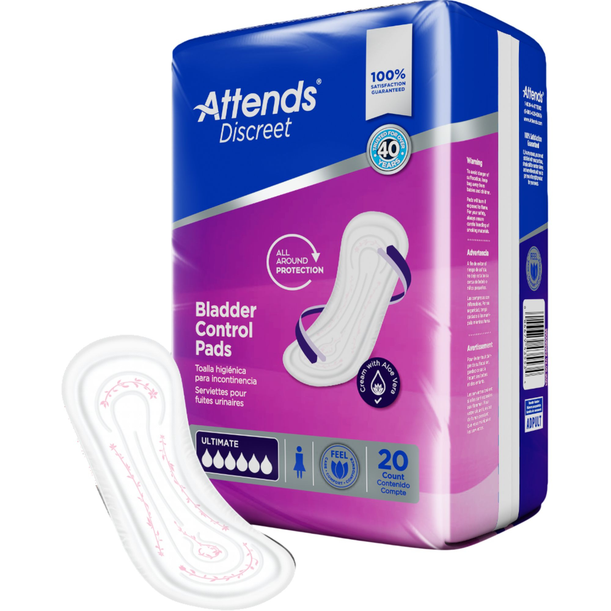 Attends Discreet Pads, Ultimate