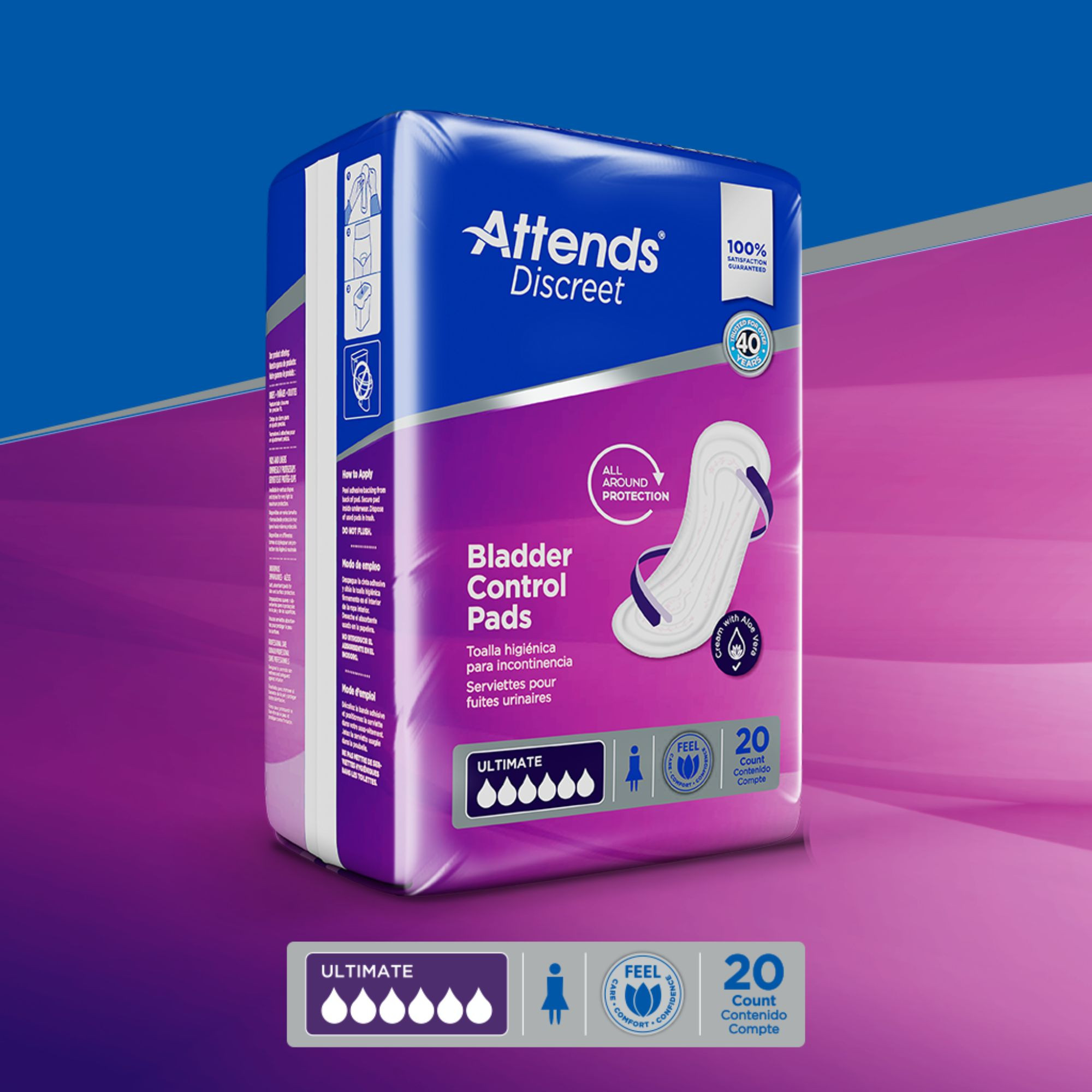 Attends Discreet Pads, Ultimate