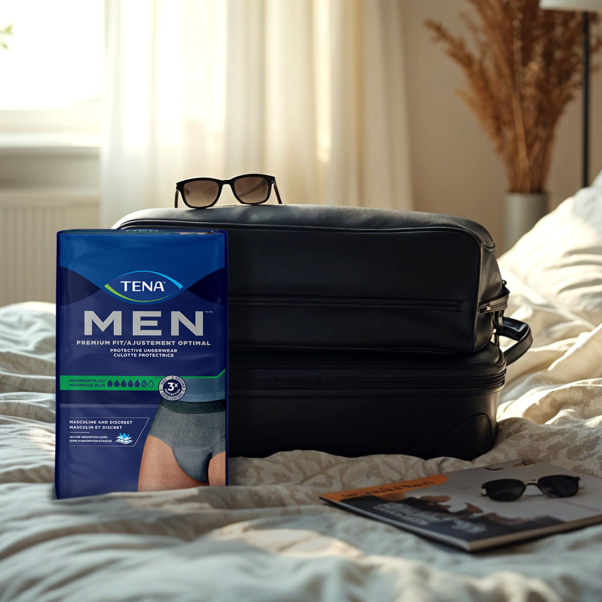 TENA MEN Super Plus Protective Incontinence Disposable Underwear, Heavy Absorbency