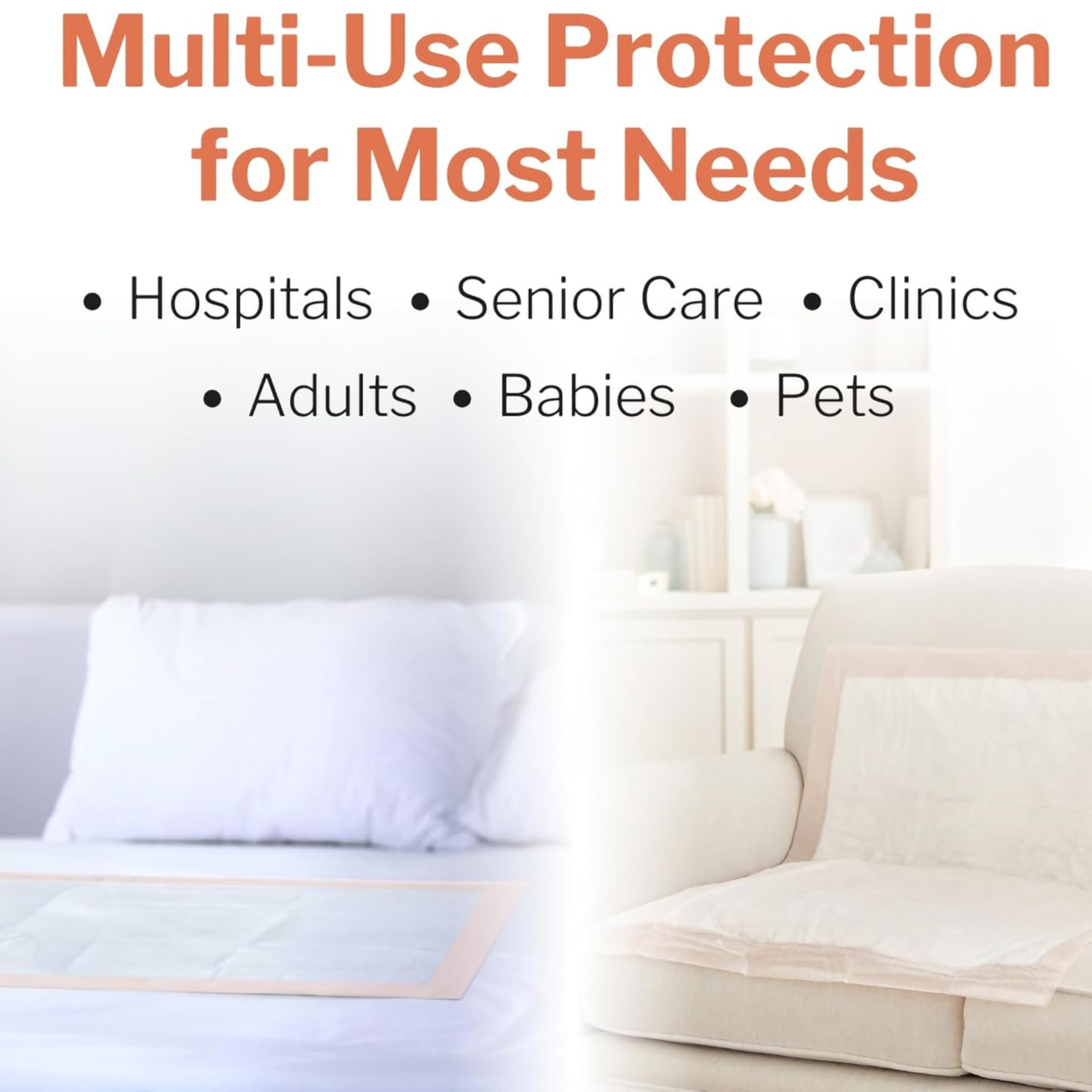 McKesson Underpads, Ultra, 30"X 36", UPHV3036-BG10, Bag 10