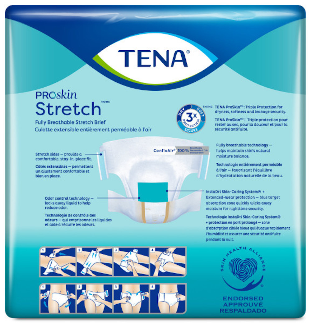 TENA Stretch Ultra Briefs Heavy Absorbency