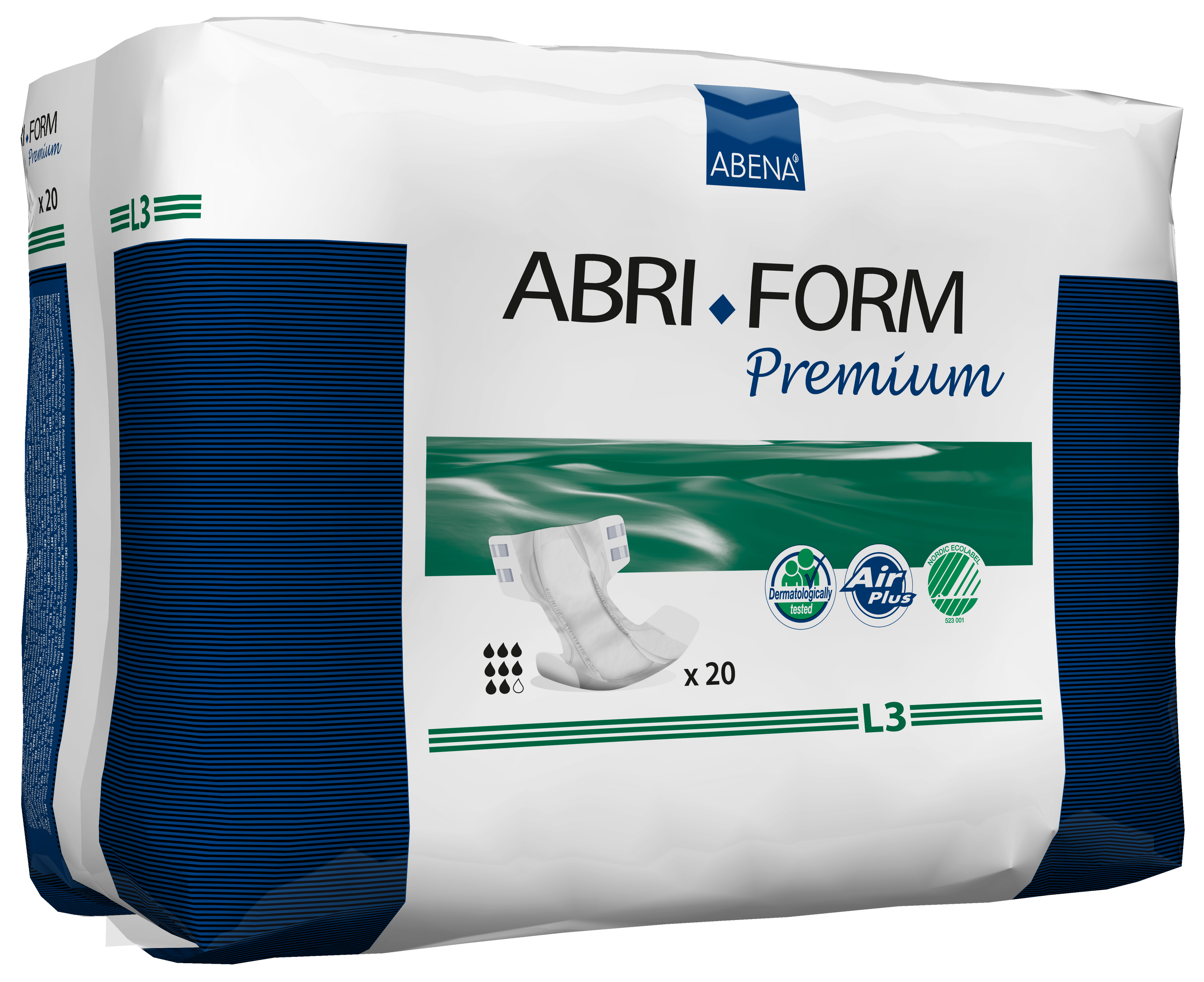 Abena Abri-Form Premium Adult Diapers with Tabs, L3