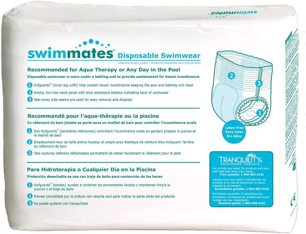 SwimMates Disposable Adult Pull-Up Underwear