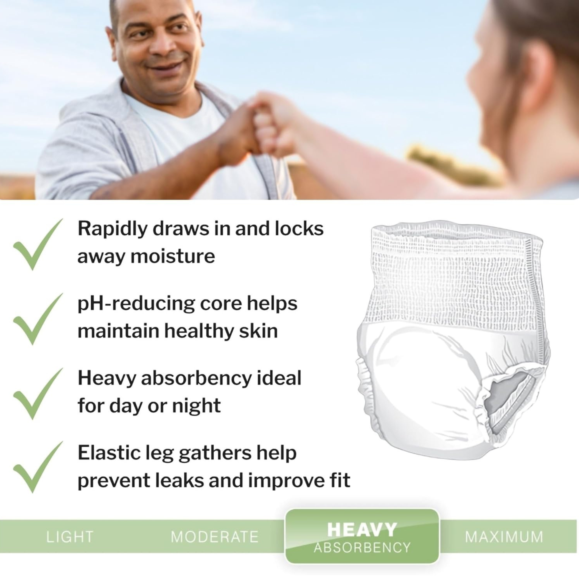 McKesson Ultra Pull-Up Underwear, Heavy