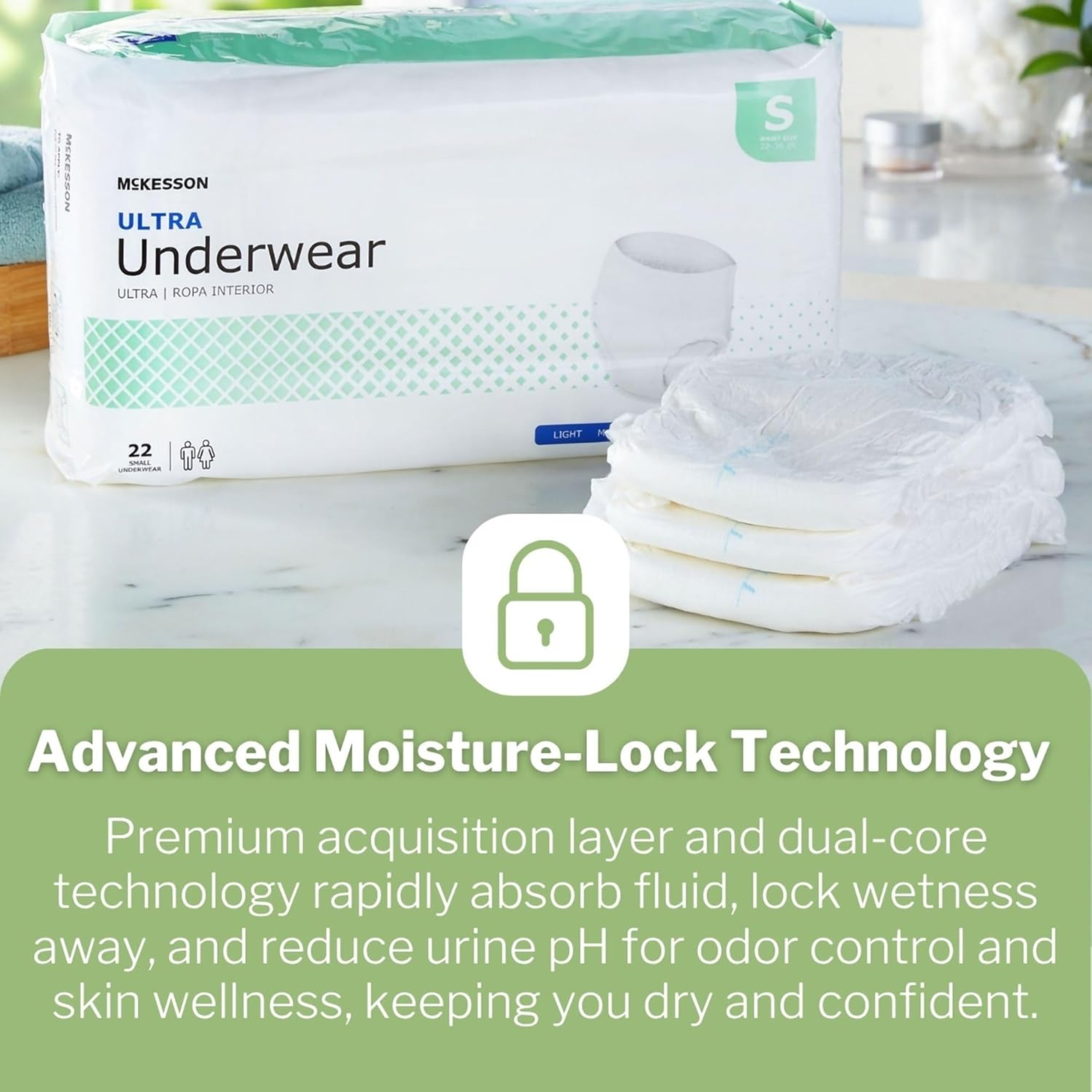 McKesson Ultra Pull-Up Underwear, Heavy