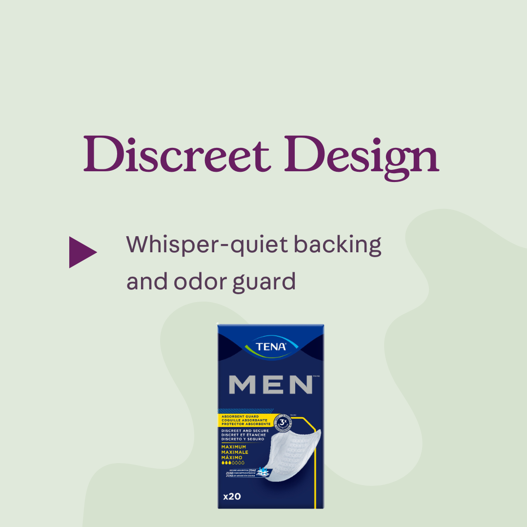 TENA Men Maximum Guard Incontinence Pad for Men, FAB