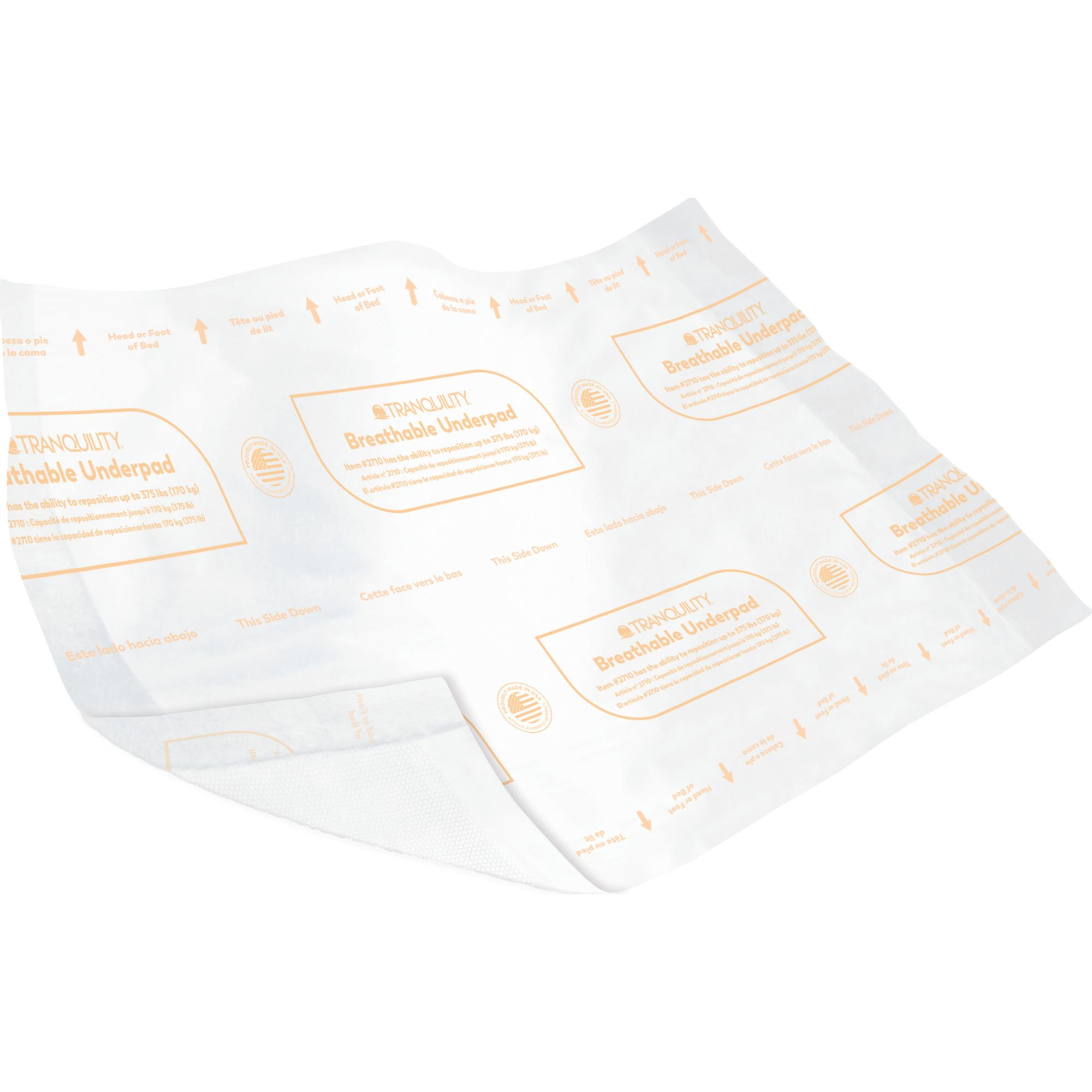 Tranquility AIR-Plus Breathable Incontinence Underpads, Maximum Absorbency