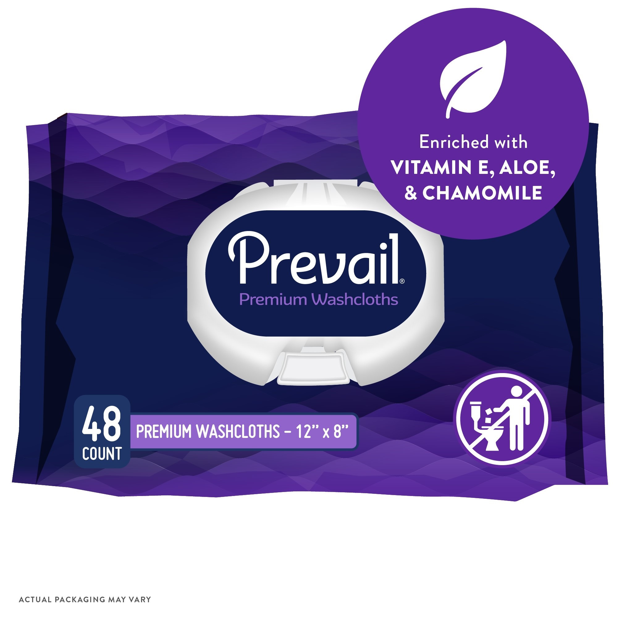 Prevail Quilted Washcloths with Lotion