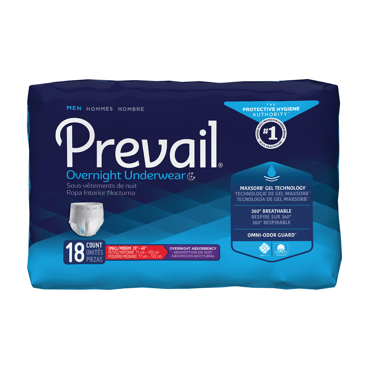 Prevail Overnight Pull-Up Underwear for Men