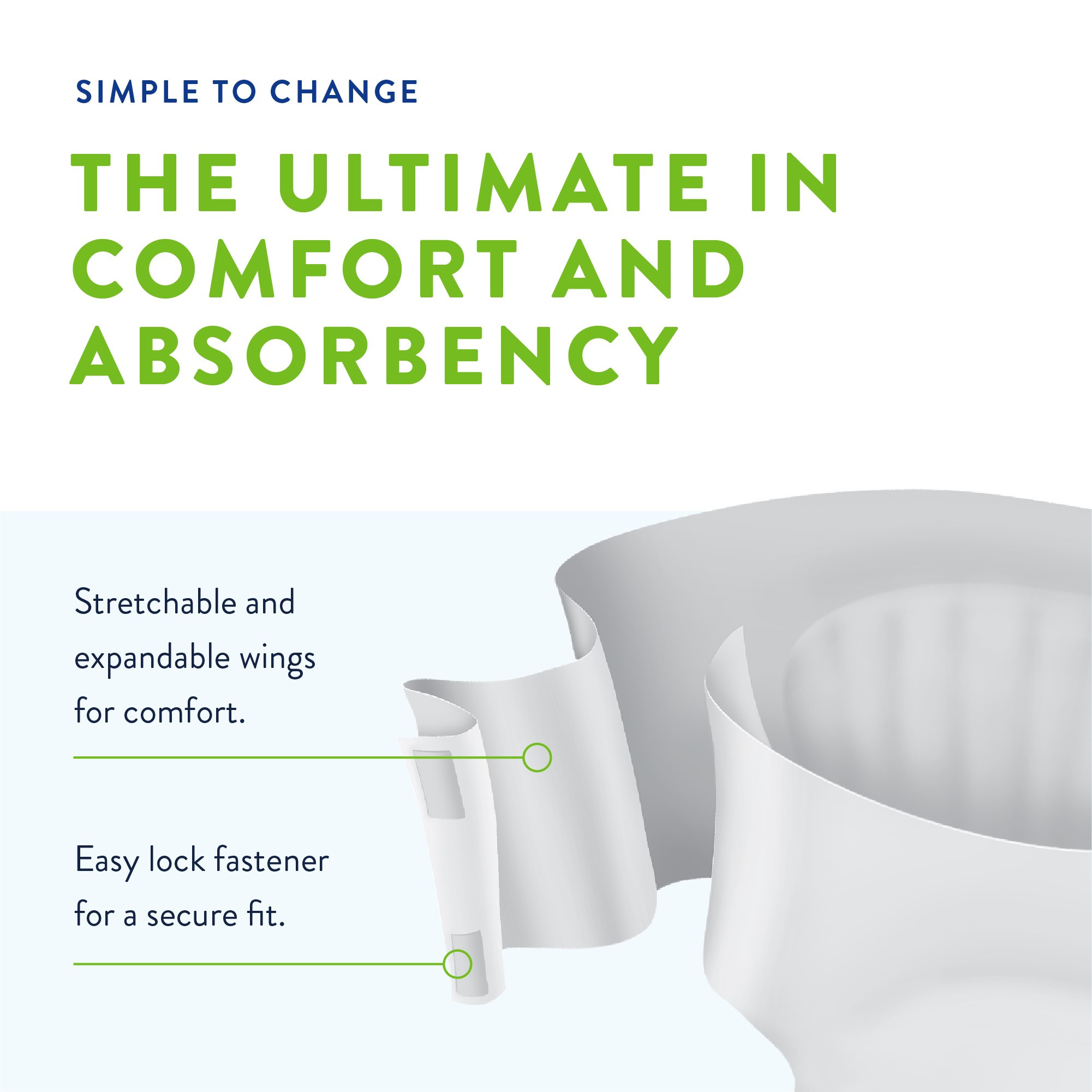 Prevail Bariatric Briefs with Tabs, Ultimate