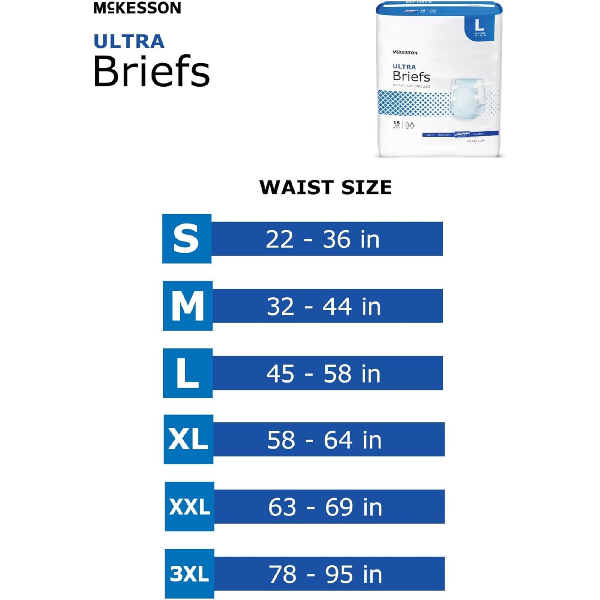 McKesson Bariatric Ultra Adult Diapers with Tabs, Heavy