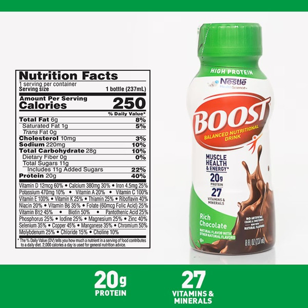 Boost High Protein Oral Supplement, Bottle