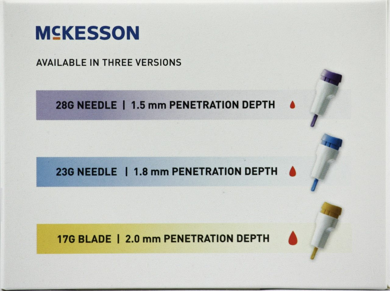 McKesson 28 Gauge Safety Lancets, 1.5 mm