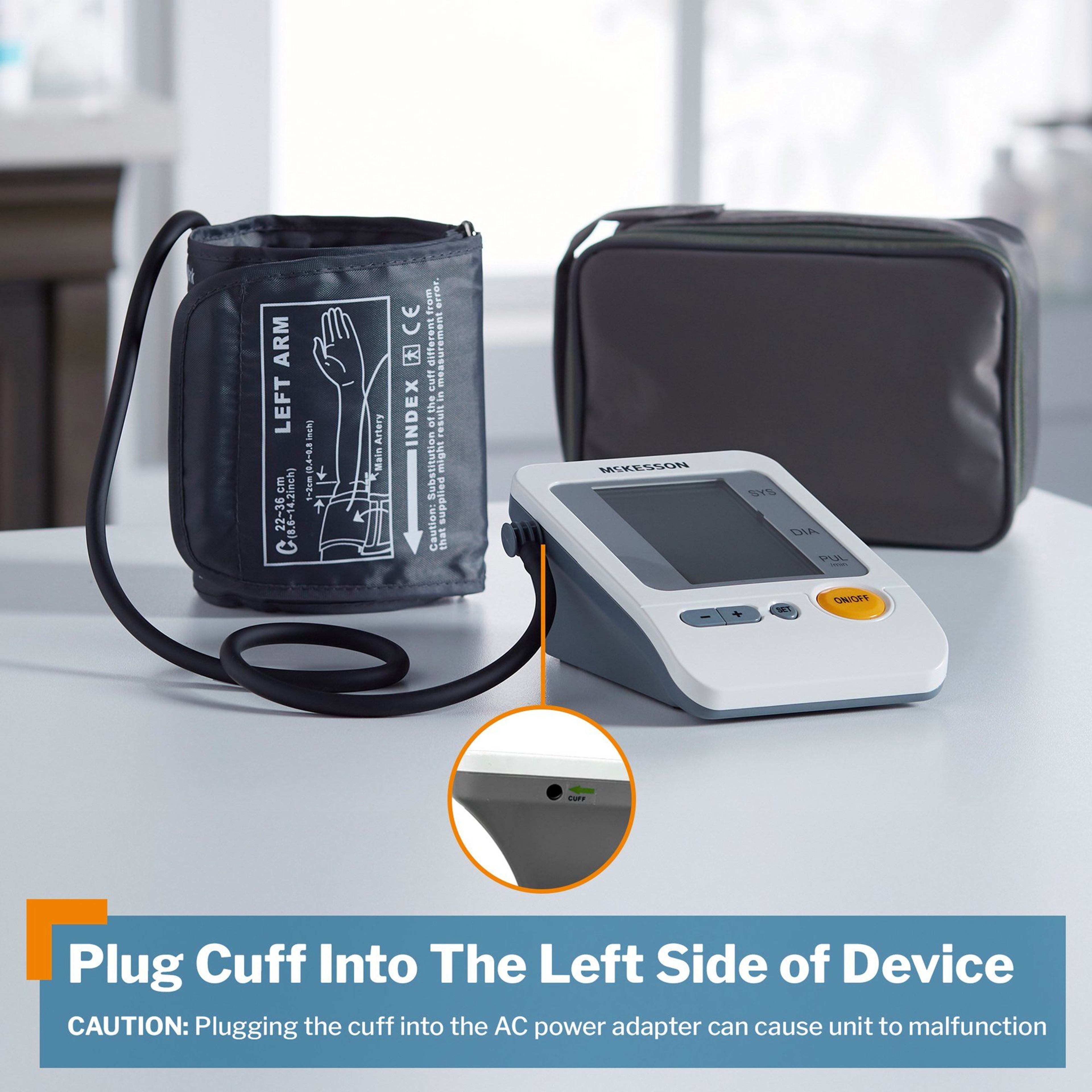 McKesson Blood Pressure Desk Monitor, Adult Arm Tube