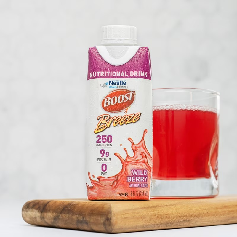 Boost Breeze Nutritional Drink, Wild Berry, 8 oz.