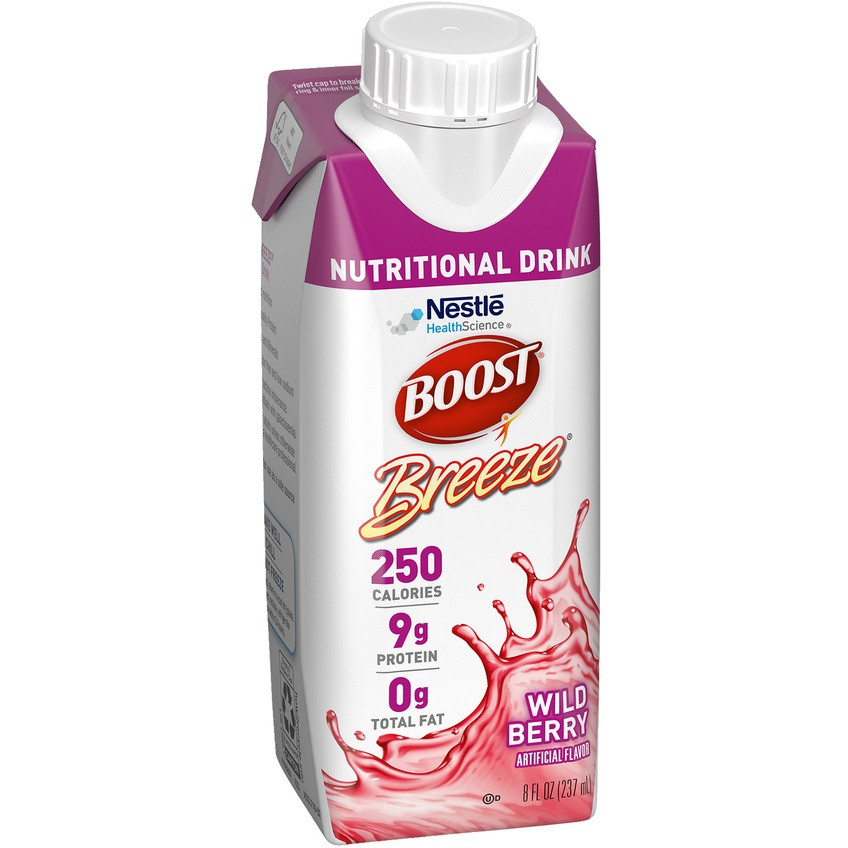 Boost Breeze Nutritional Drink, Wild Berry, 8 oz.