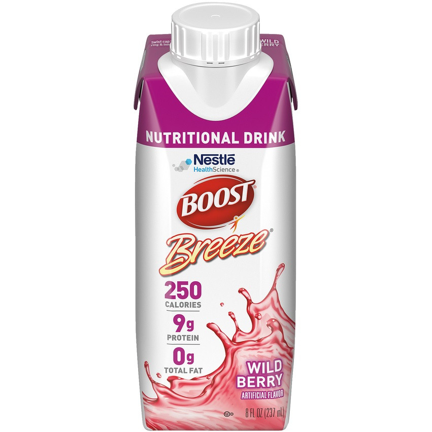 Boost Breeze Nutritional Drink, Wild Berry, 8 oz.