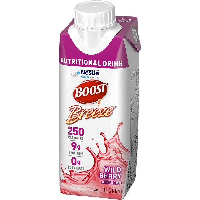 Boost Breeze Nutritional Drink, Wild Berry, 8 oz.