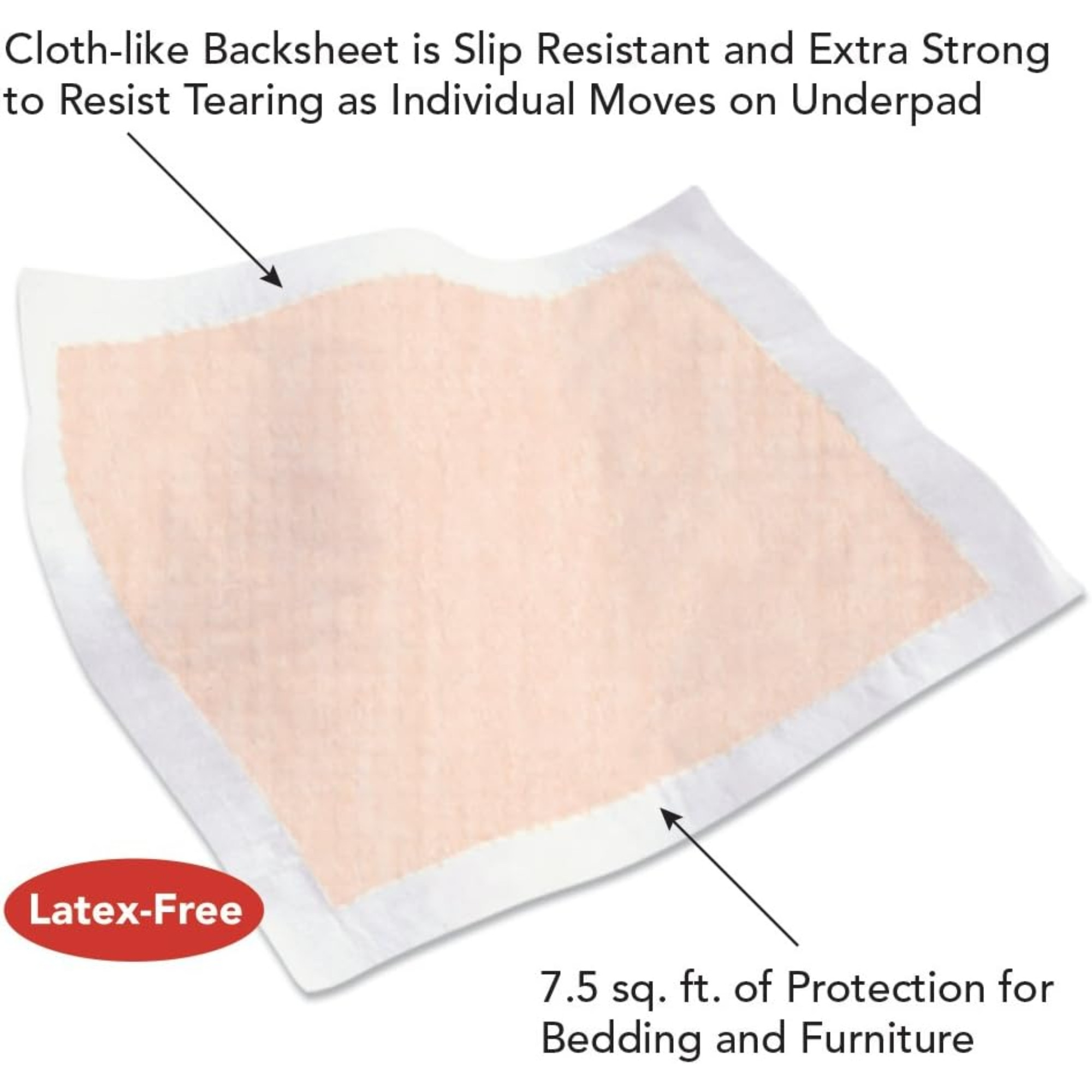 Tranquility Heavy-Duty Disposable Incontinence Underpads, Maximum Absorbency