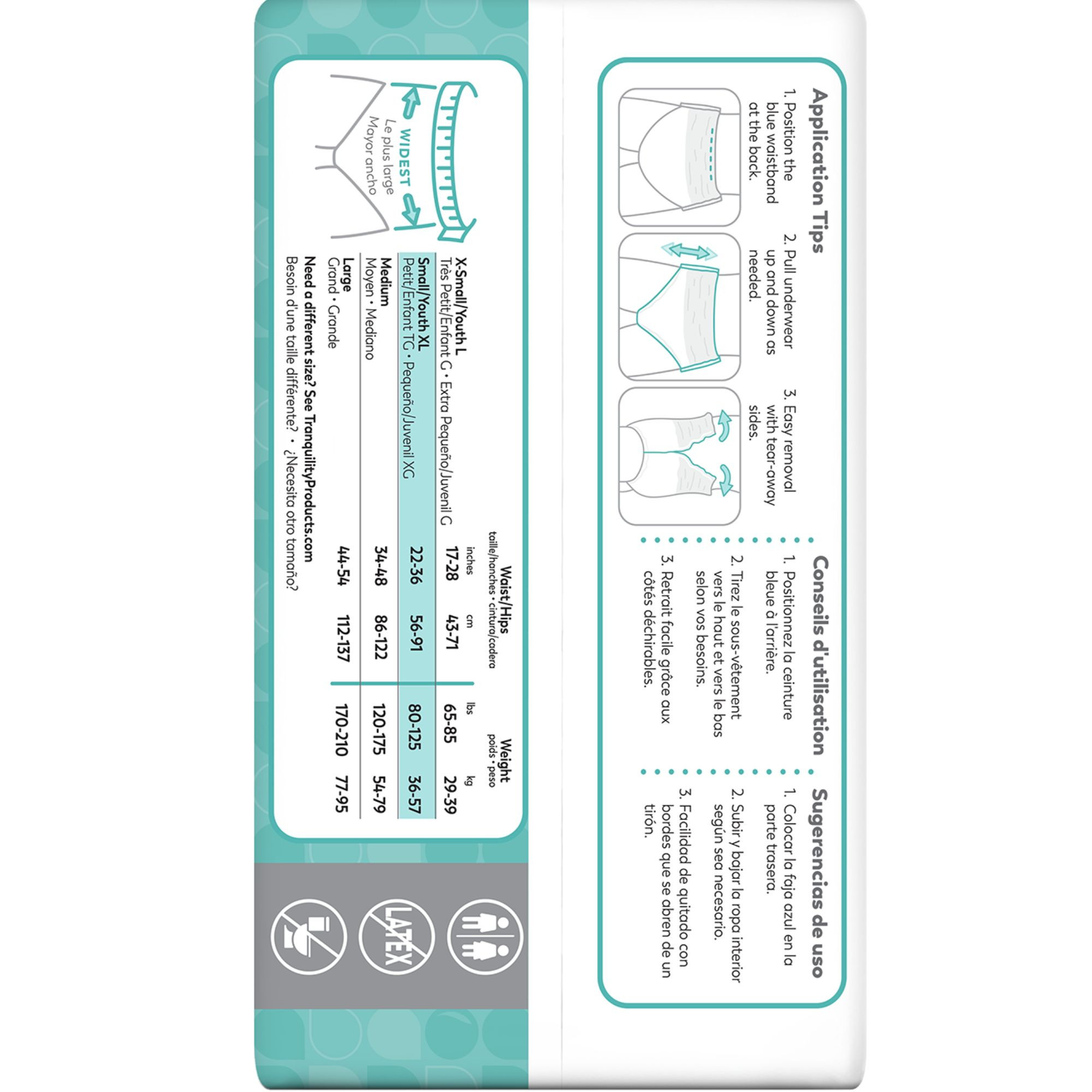 Tranquility Essential Disposable Adult Underwear, Heavy Absorbency