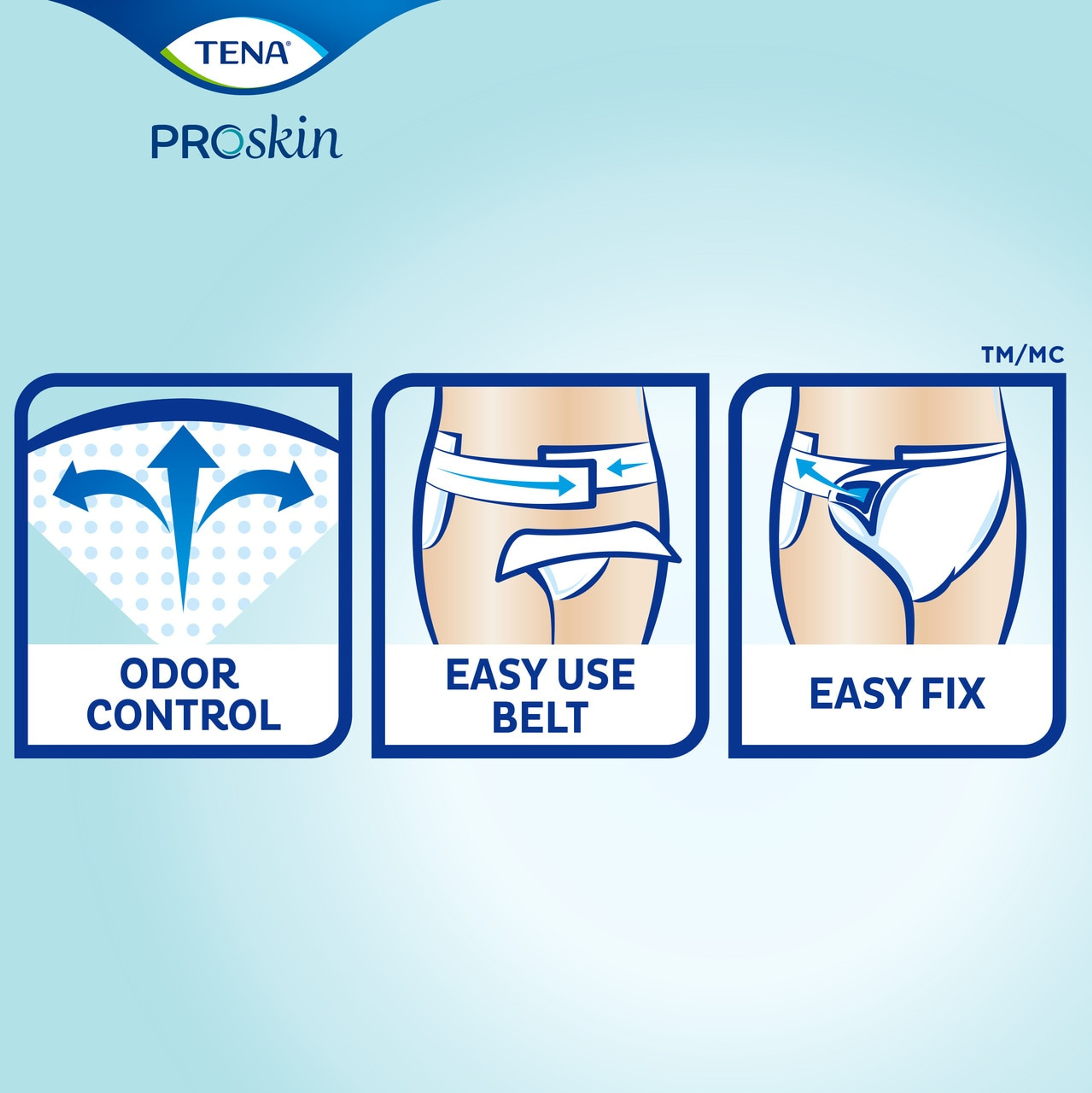 TENA PROskin Flex Mサイズ MAXI 22枚入り×3パック TENA ProSkin™ Flex Maxi Belted Incontinence Brief | ActivKare