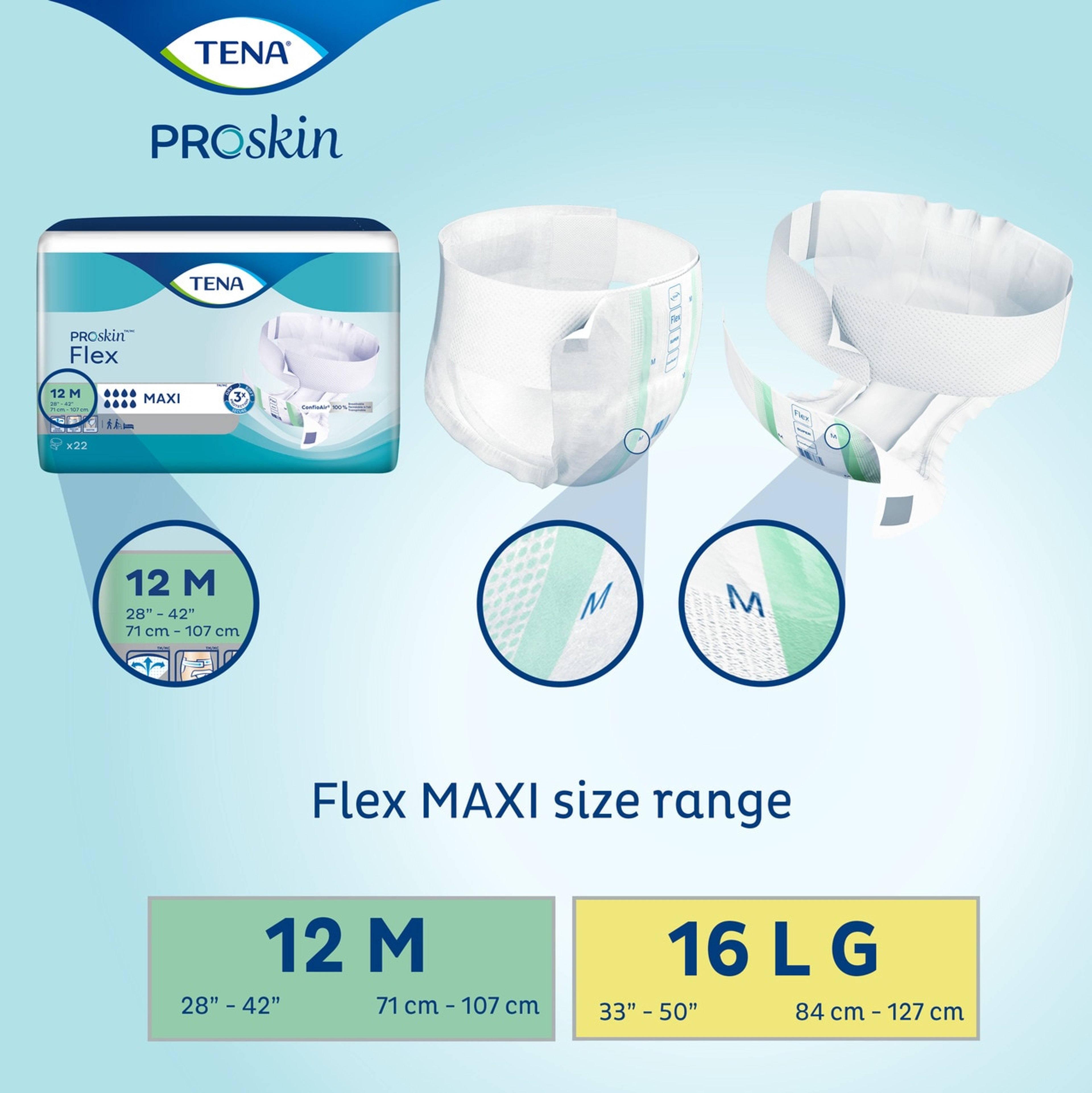 TENA PROskin Flex Mサイズ MAXI 22枚入り×4パック TENAフレックス マキシ Mサイズ 22枚入 大人用紙おむつ 介護