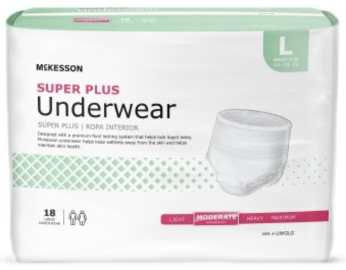McKesson Super Plus Pull-Up Underwear, Moderate