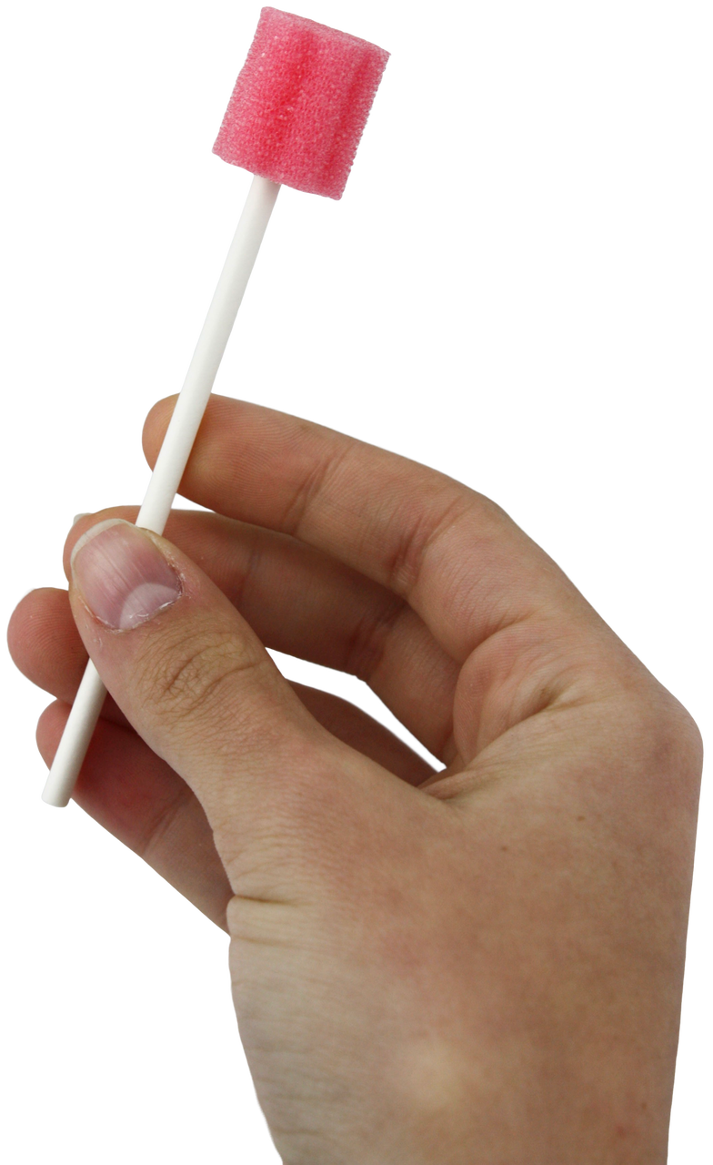 McKesson Oral Foam Swabstick, Untreated