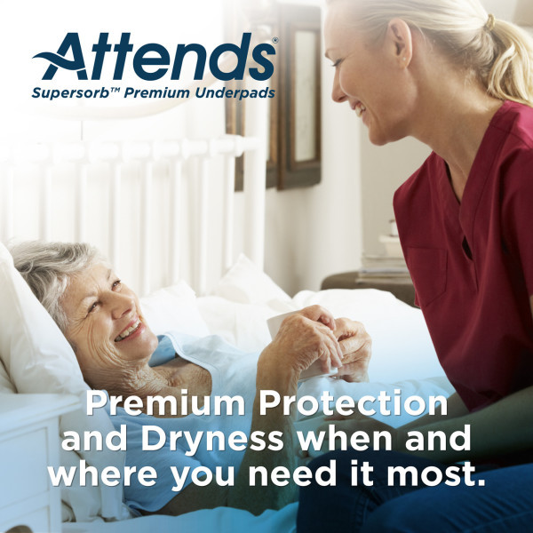 Attends Supersorb Advanced Underpads, Heavy